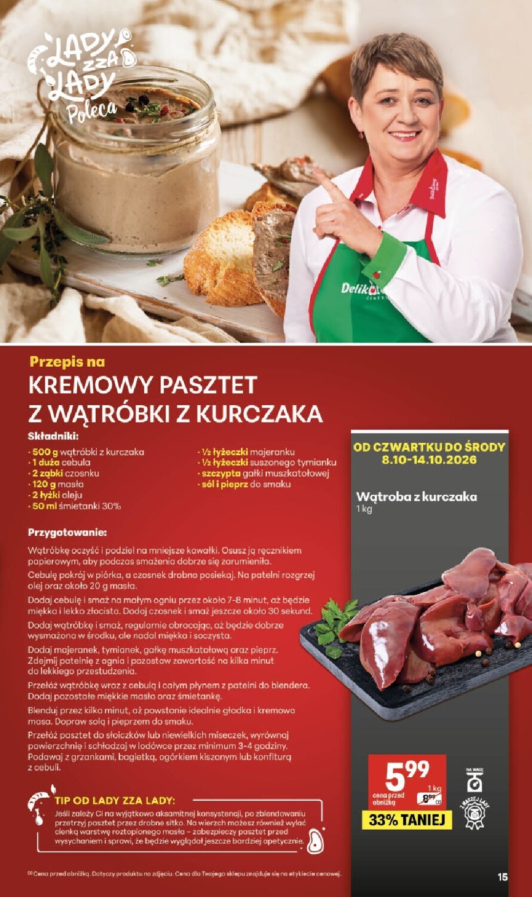 delikatesy-centrum - Nowa gazetka Delikatesy Centrum ważna od 08.10.2026 do 14.10.2026 - page: 15
