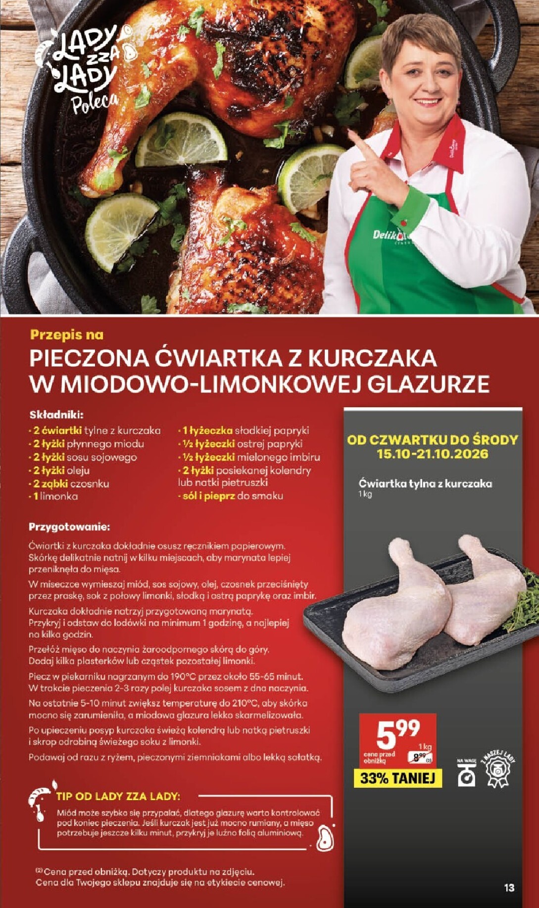 delikatesy-centrum - Nowa gazetka Delikatesy Centrum ważna od 15.10.2026 do 21.10.2026 - page: 13