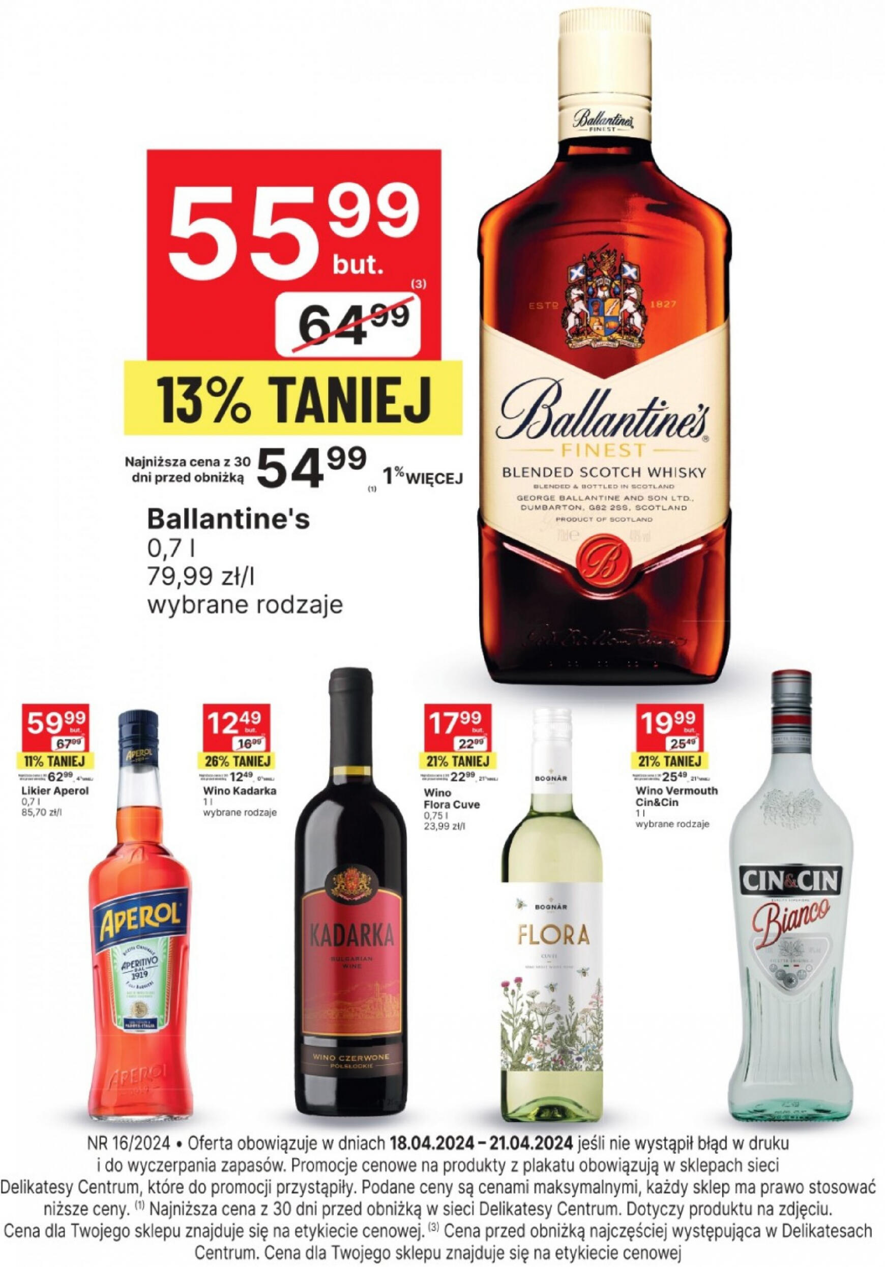 delikatesy-centrum - Delikatesy Centrum - Folder alkoholowy gazetka aktualna ważna od 18.04. - 21.04. - page: 2