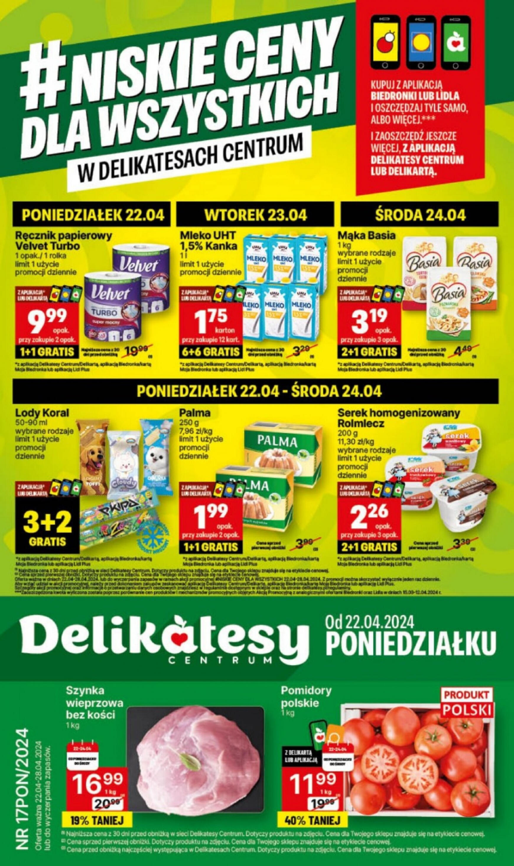 delikatesy-centrum - Delikatesy Centrum gazetka aktualna ważna od 22.04. - 28.04.