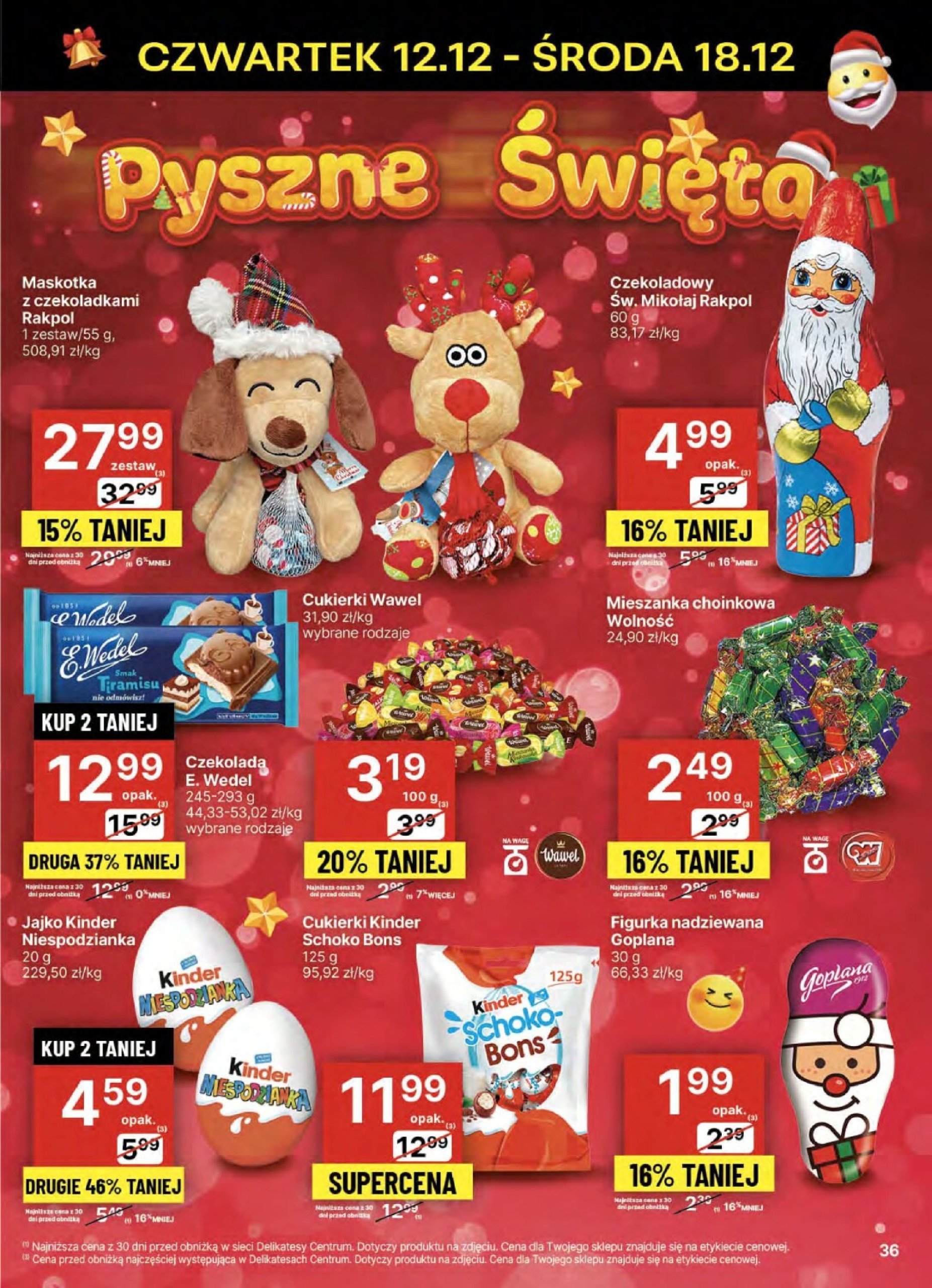 delikatesy-centrum - Delikatesy Centrum gazetka ważna od 12.12. - 18.12. - page: 36