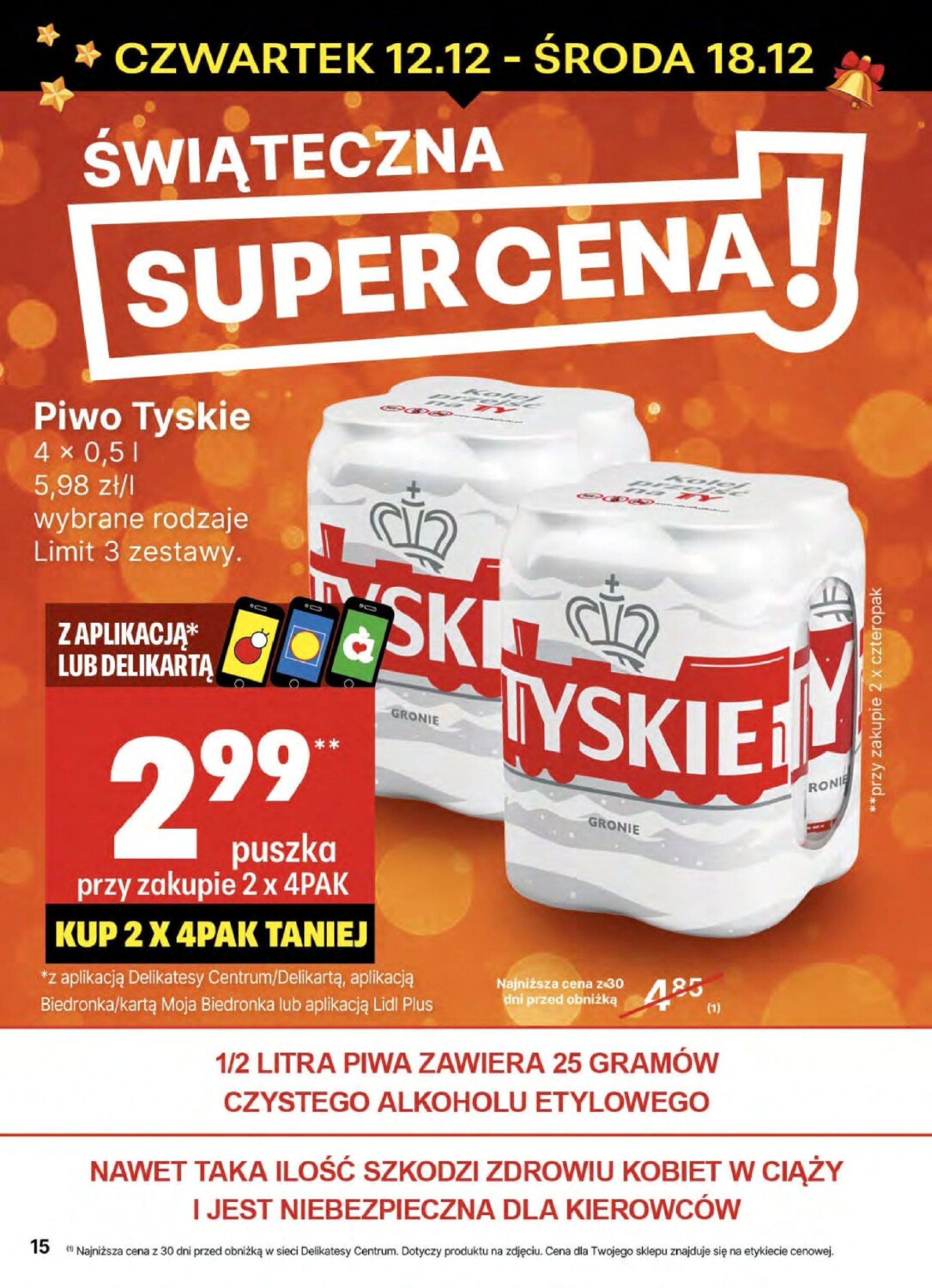 delikatesy-centrum - Delikatesy Centrum gazetka ważna od 12.12. - 18.12. - page: 15