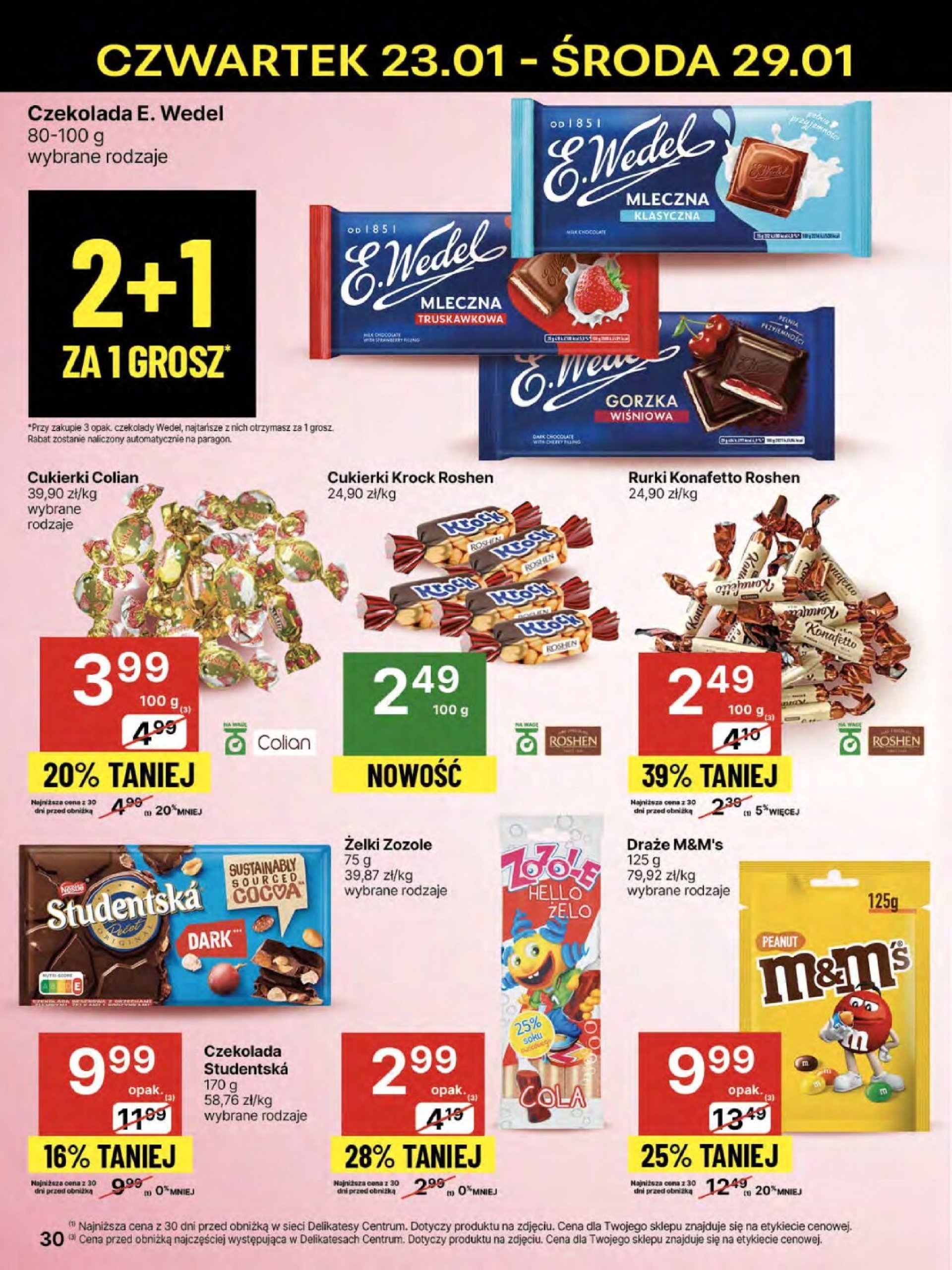 delikatesy-centrum - Delikatesy Centrum gazetka ważna od 23.01. - 29.01. - page: 30