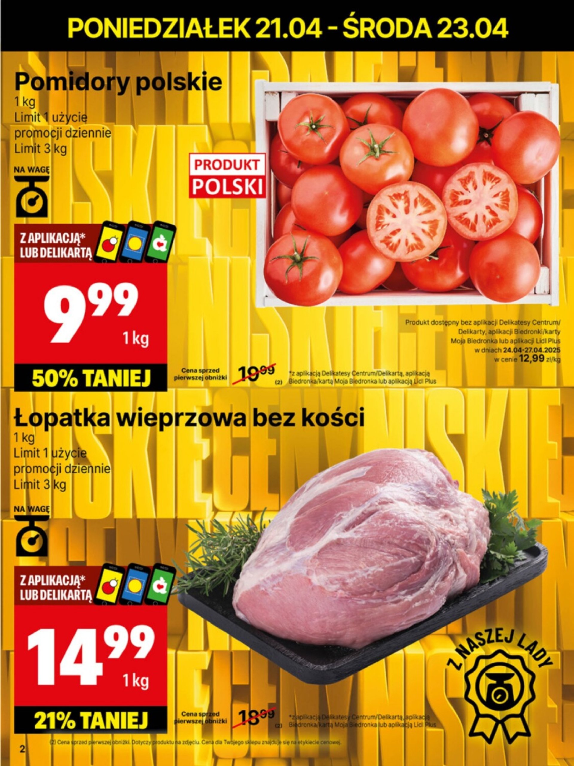 delikatesy-centrum - Delikatesy Centrum gazetka ważna od 21.04. - 27.04. - page: 2 delikatesy-centrum - Delikatesy Centrum gazetka ważna od 21.04. - 27.04. - page: 2