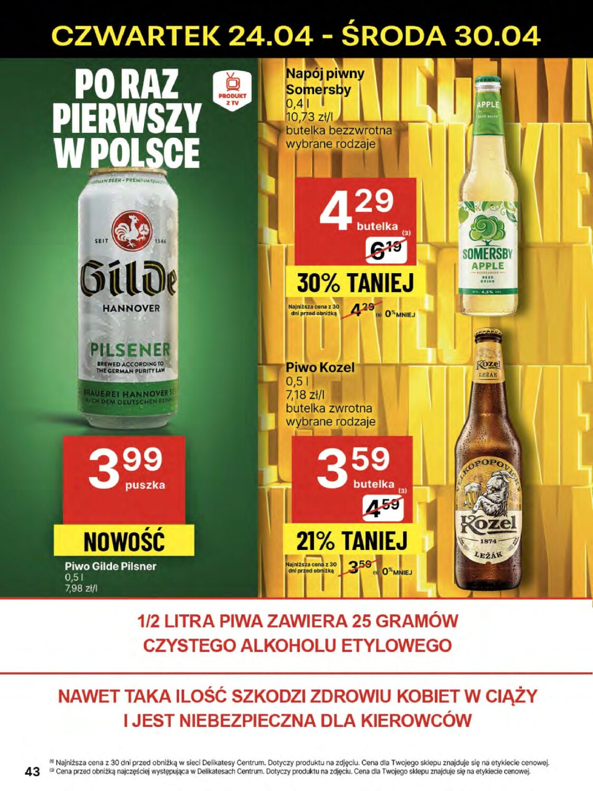 delikatesy-centrum - Delikatesy Centrum gazetka ważna od 24.04. - 30.04. - page: 43 delikatesy-centrum - Delikatesy Centrum gazetka ważna od 24.04. - 30.04. - page: 43