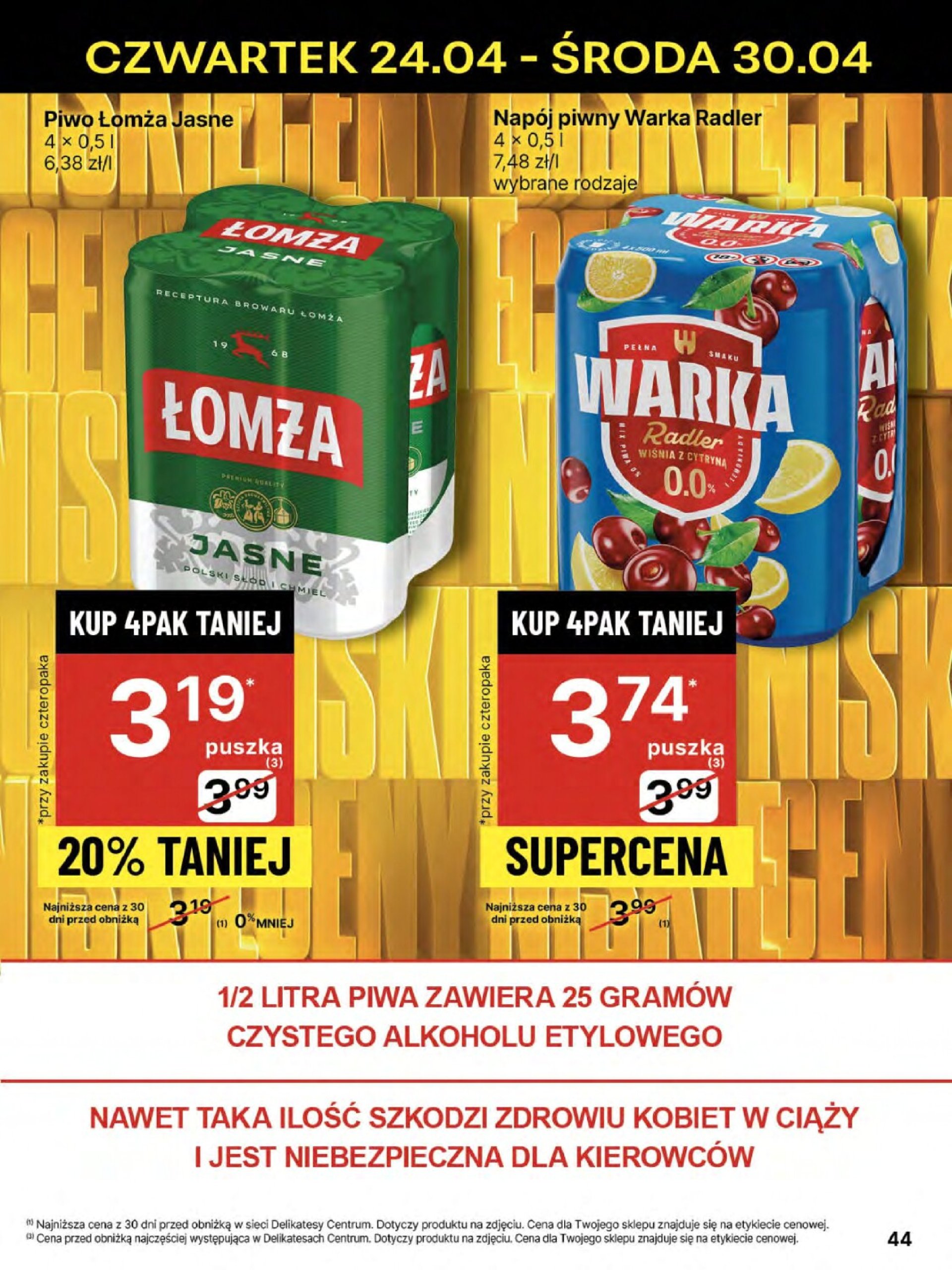 delikatesy-centrum - Delikatesy Centrum gazetka ważna od 24.04. - 30.04. - page: 44 delikatesy-centrum - Delikatesy Centrum gazetka ważna od 24.04. - 30.04. - page: 44