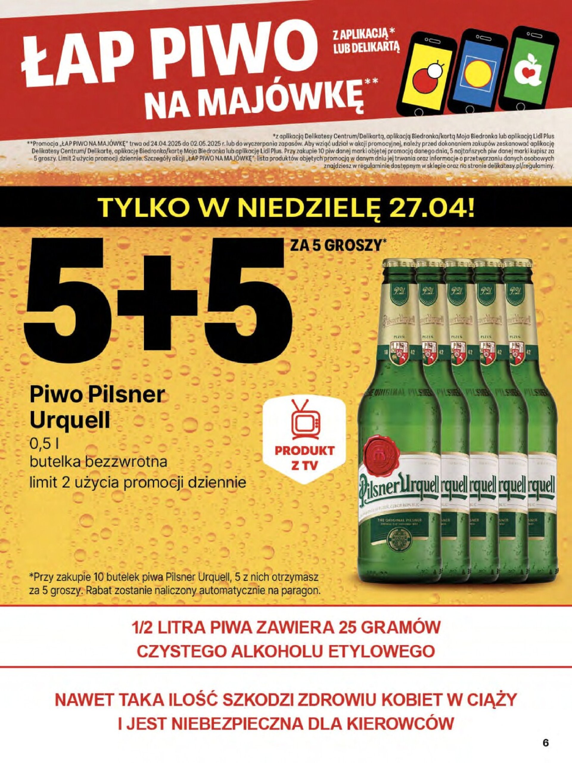 delikatesy-centrum - Delikatesy Centrum gazetka ważna od 24.04. - 30.04. - page: 6 delikatesy-centrum - Delikatesy Centrum gazetka ważna od 24.04. - 30.04. - page: 6