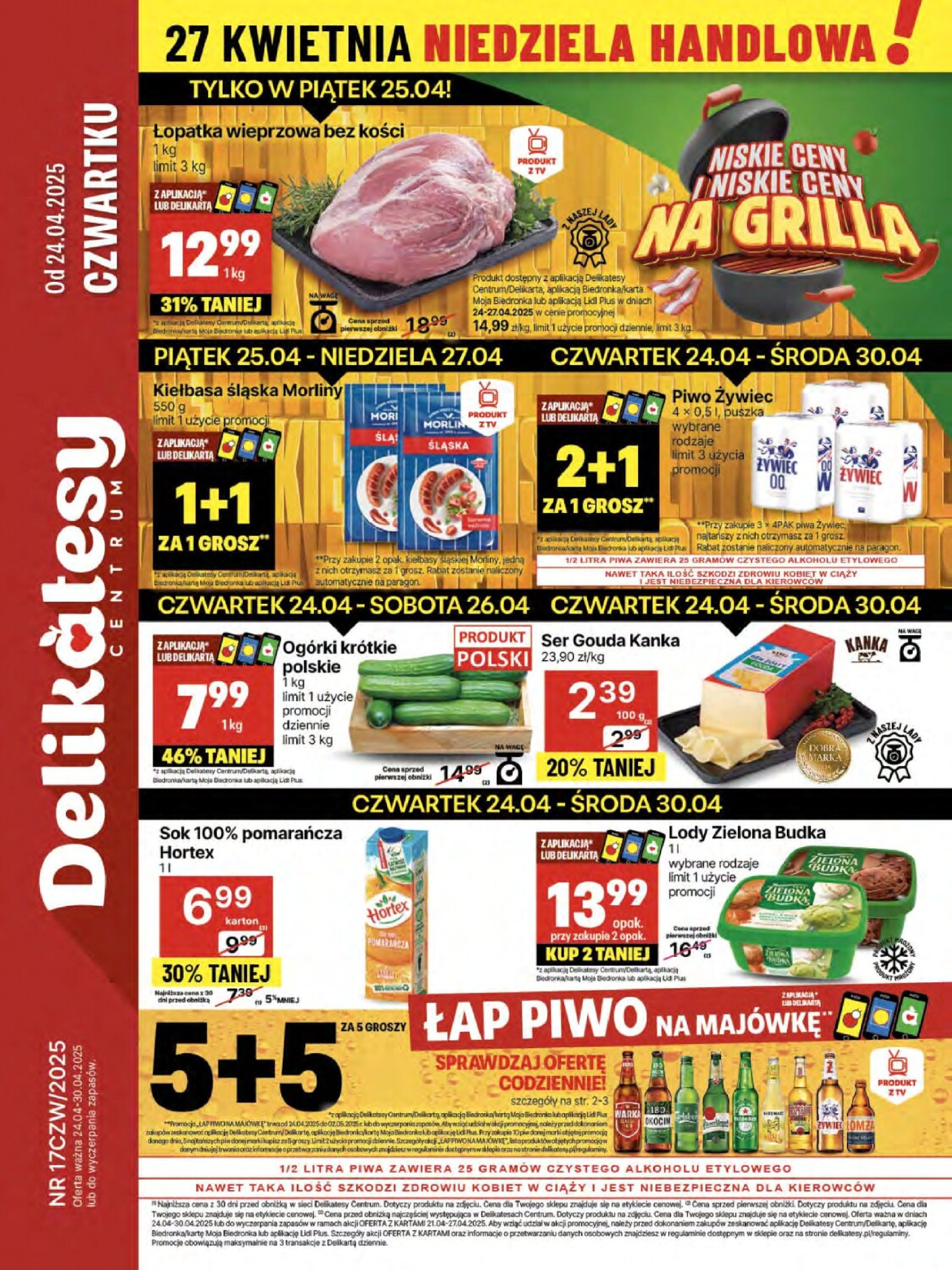 delikatesy-centrum - Delikatesy Centrum gazetka ważna od 24.04. - 30.04.