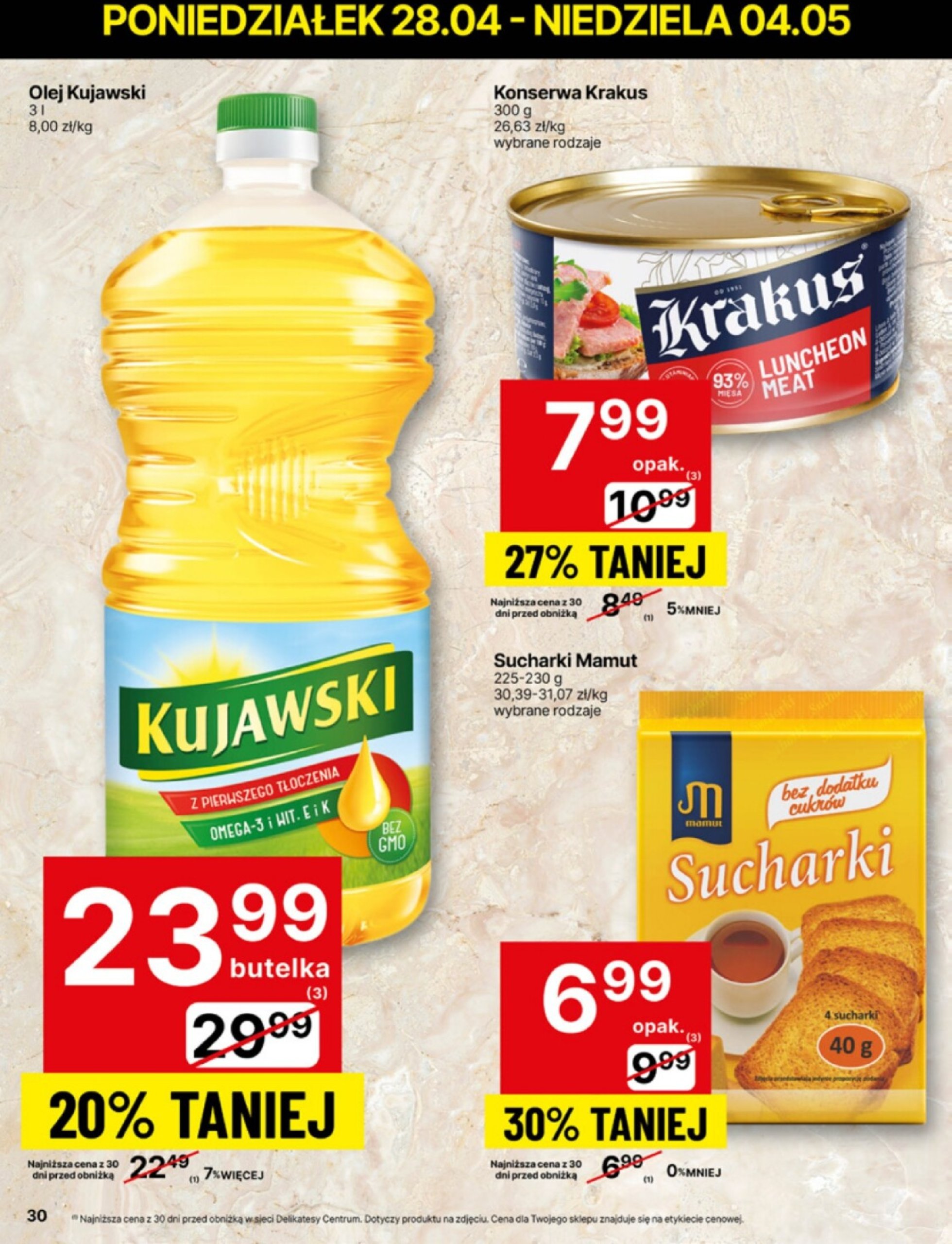 delikatesy-centrum - Delikatesy Centrum gazetka ważna od 28.04. - 04.05. - page: 30 delikatesy-centrum - Delikatesy Centrum gazetka ważna od 28.04. - 04.05. - page: 30