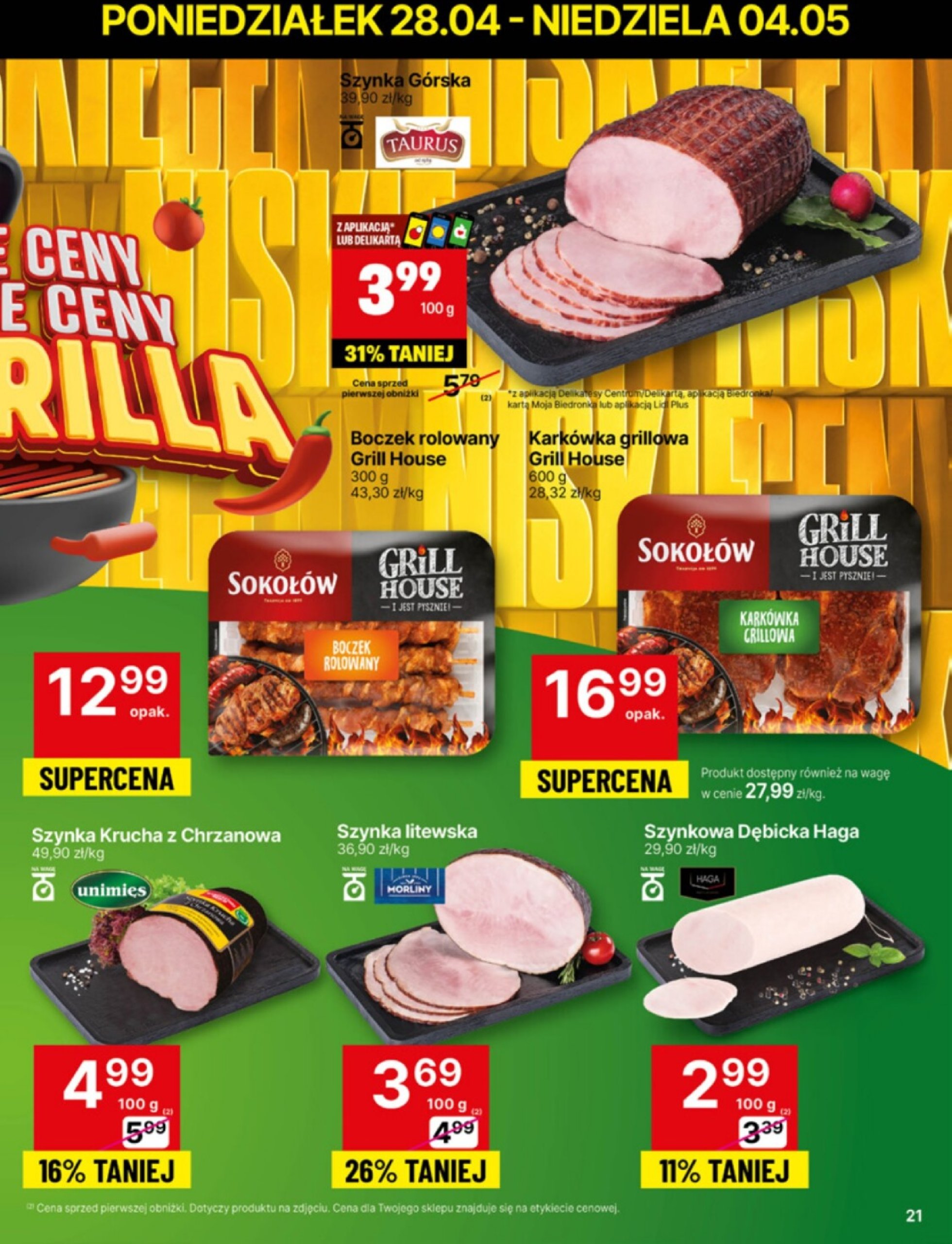 delikatesy-centrum - Delikatesy Centrum gazetka ważna od 28.04. - 04.05. - page: 21 delikatesy-centrum - Delikatesy Centrum gazetka ważna od 28.04. - 04.05. - page: 21