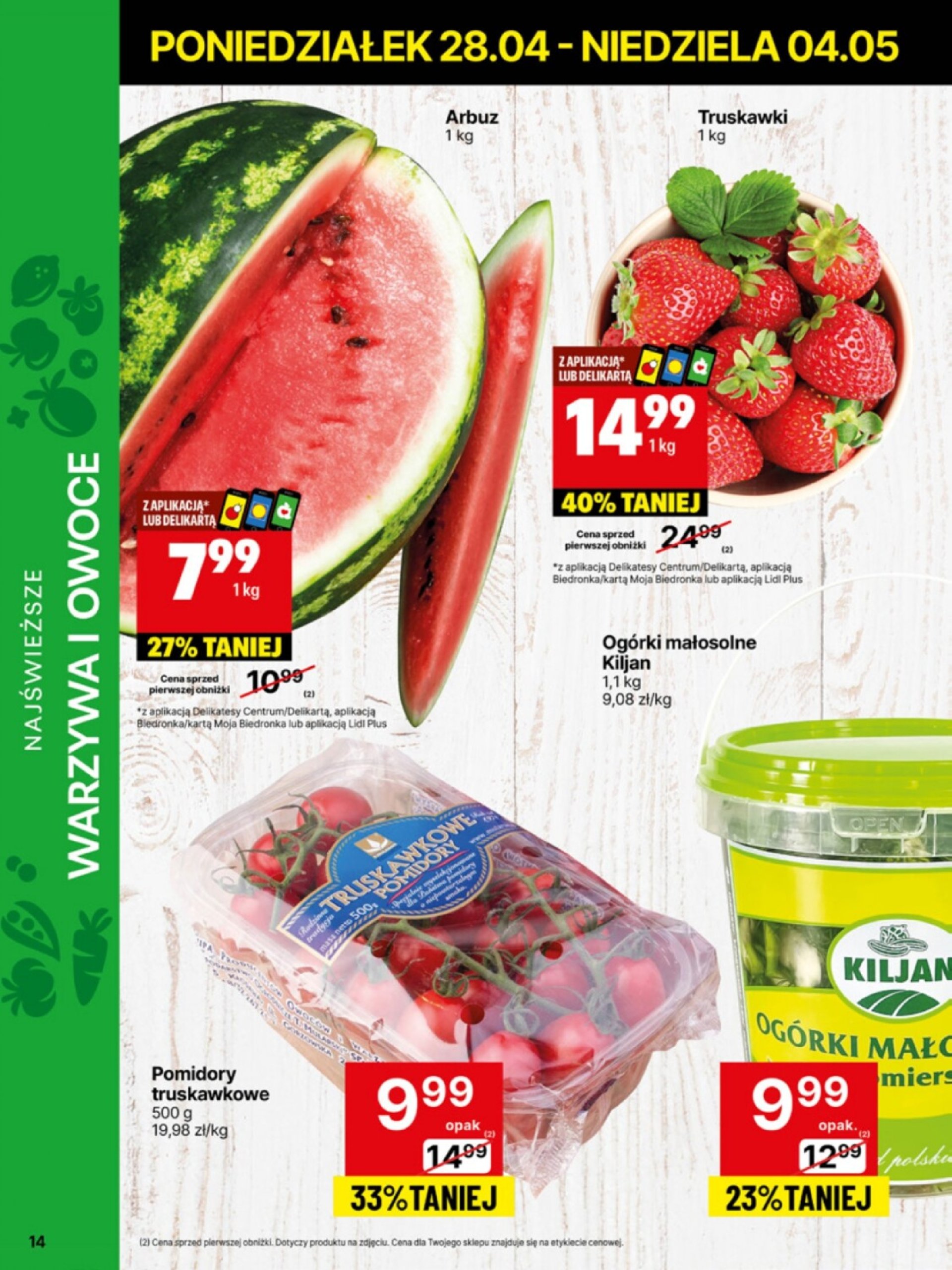 delikatesy-centrum - Delikatesy Centrum gazetka ważna od 28.04. - 04.05. - page: 14 delikatesy-centrum - Delikatesy Centrum gazetka ważna od 28.04. - 04.05. - page: 14