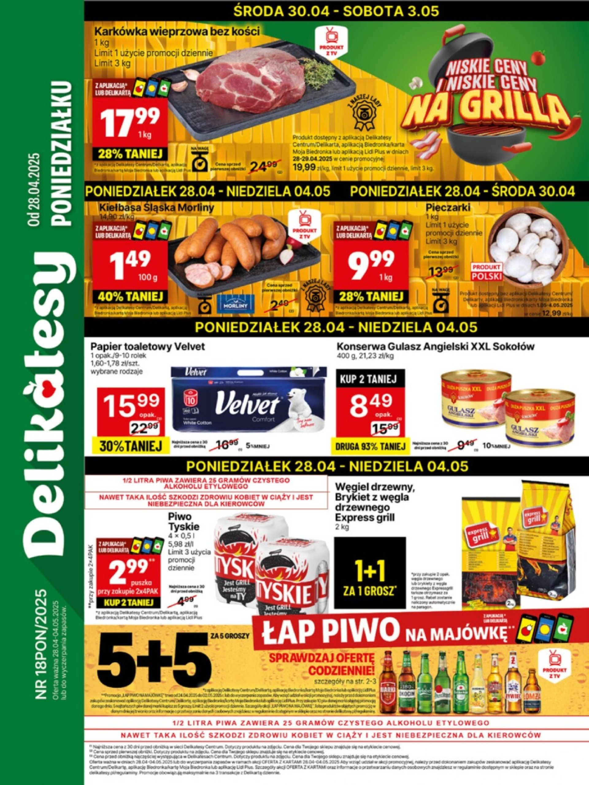 delikatesy-centrum - Delikatesy Centrum gazetka ważna od 28.04. - 04.05.
