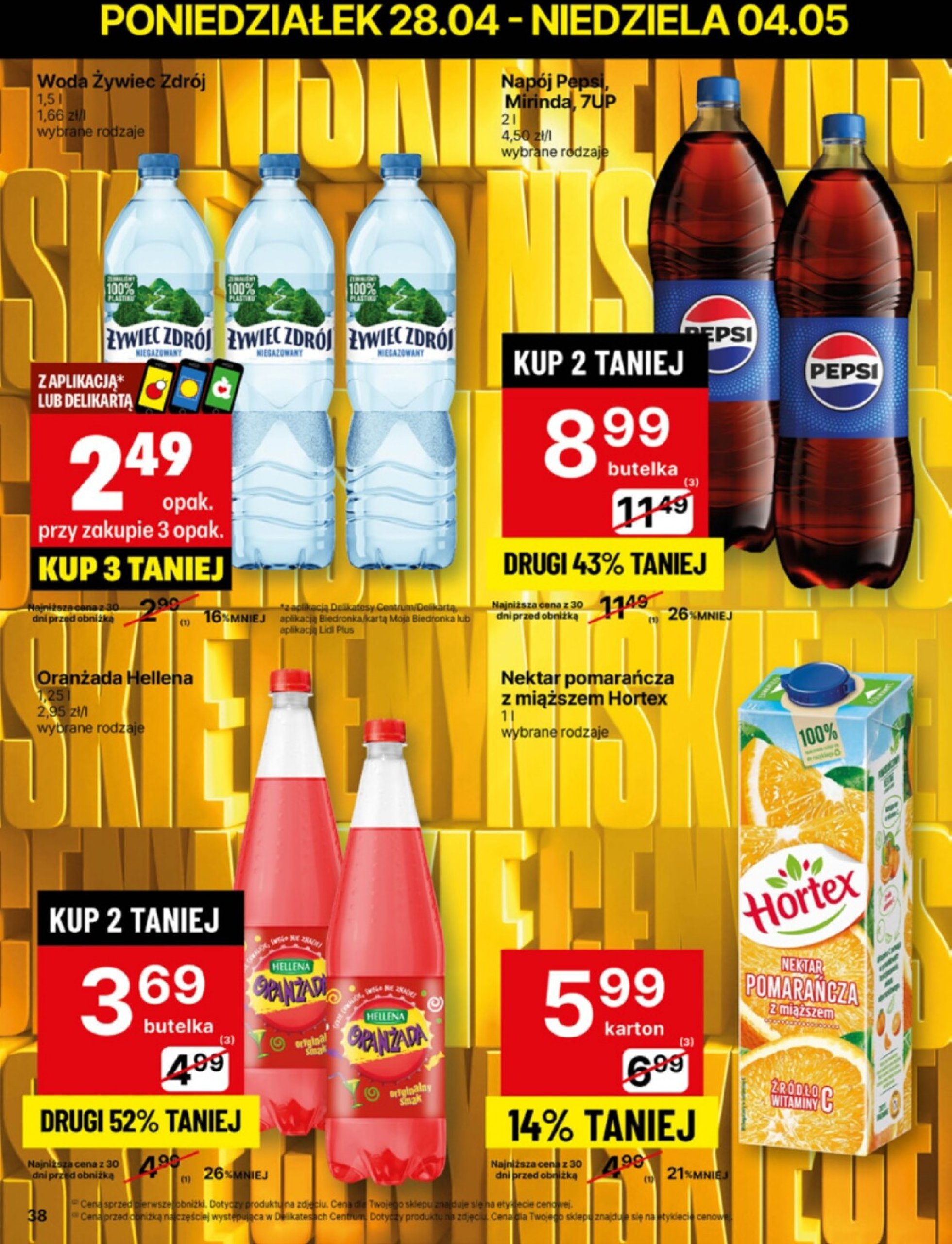delikatesy-centrum - Delikatesy Centrum gazetka ważna od 28.04. - 04.05. - page: 38 delikatesy-centrum - Delikatesy Centrum gazetka ważna od 28.04. - 04.05. - page: 38