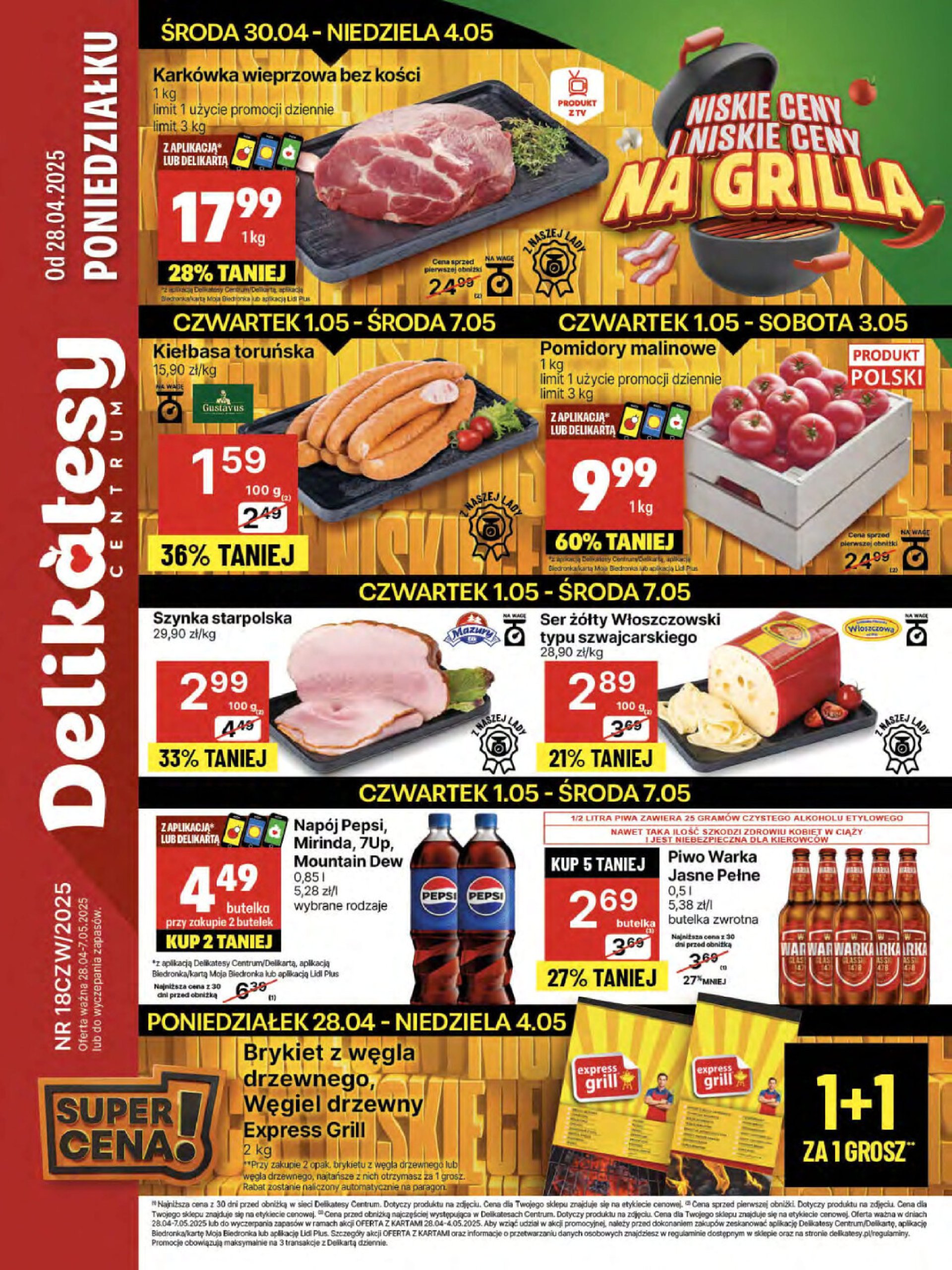delikatesy-centrum - Delikatesy Centrum gazetka ważna od 01.05. - 07.05.