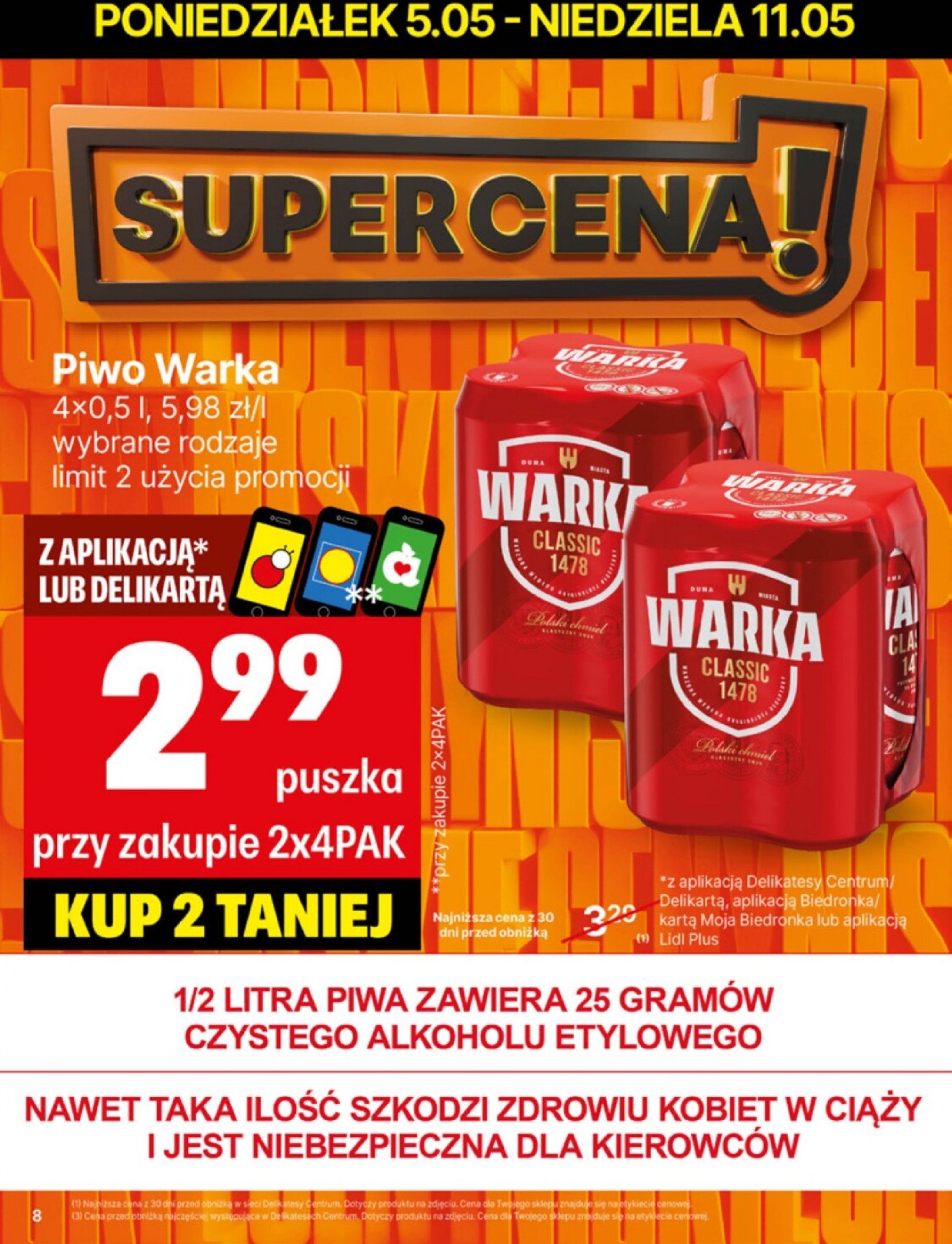 delikatesy-centrum - Delikatesy Centrum gazetka ważna od 05.05. - 11.05. - page: 8 delikatesy-centrum - Delikatesy Centrum gazetka ważna od 05.05. - 11.05. - page: 8