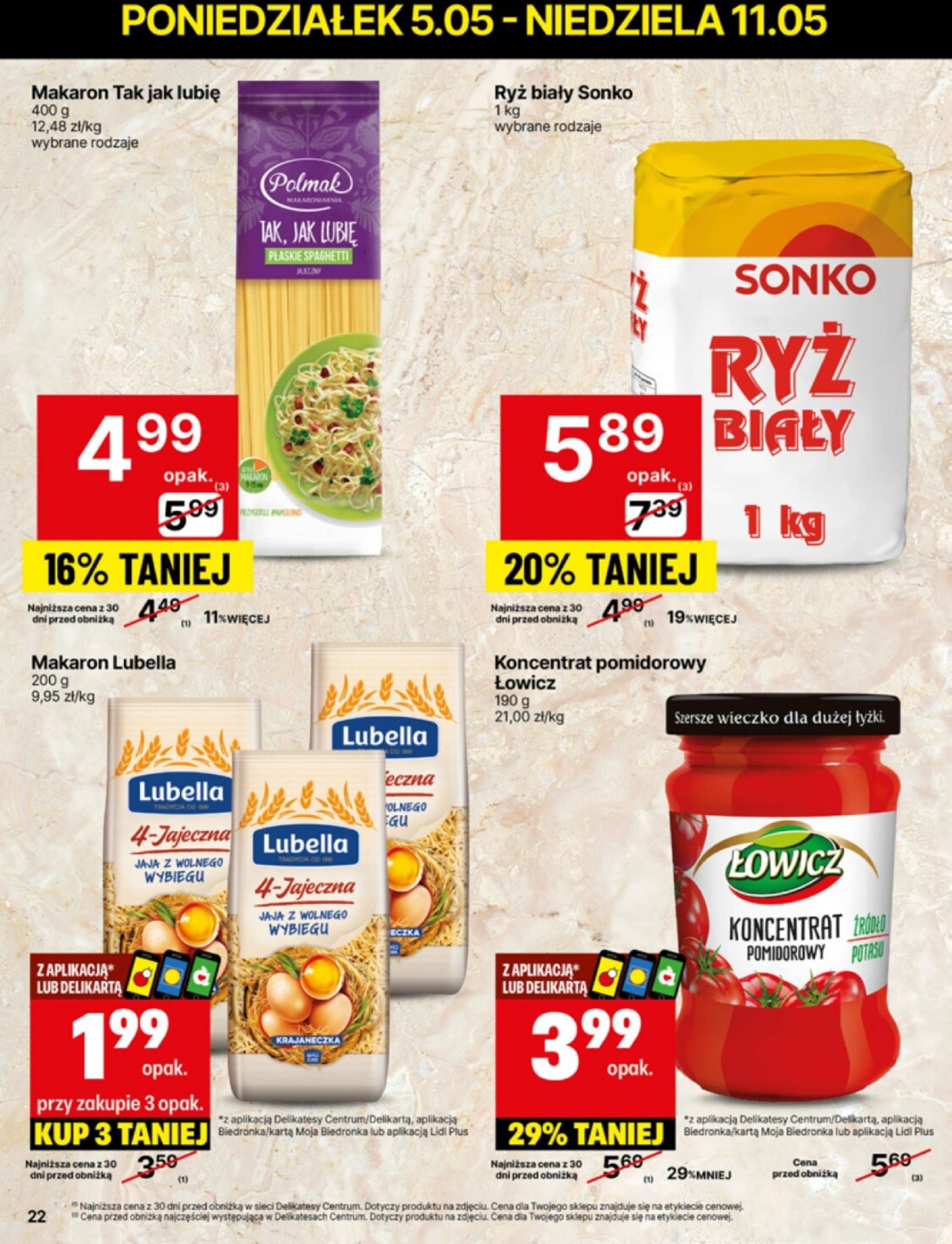 delikatesy-centrum - Delikatesy Centrum gazetka ważna od 05.05. - 11.05. - page: 22 delikatesy-centrum - Delikatesy Centrum gazetka ważna od 05.05. - 11.05. - page: 22