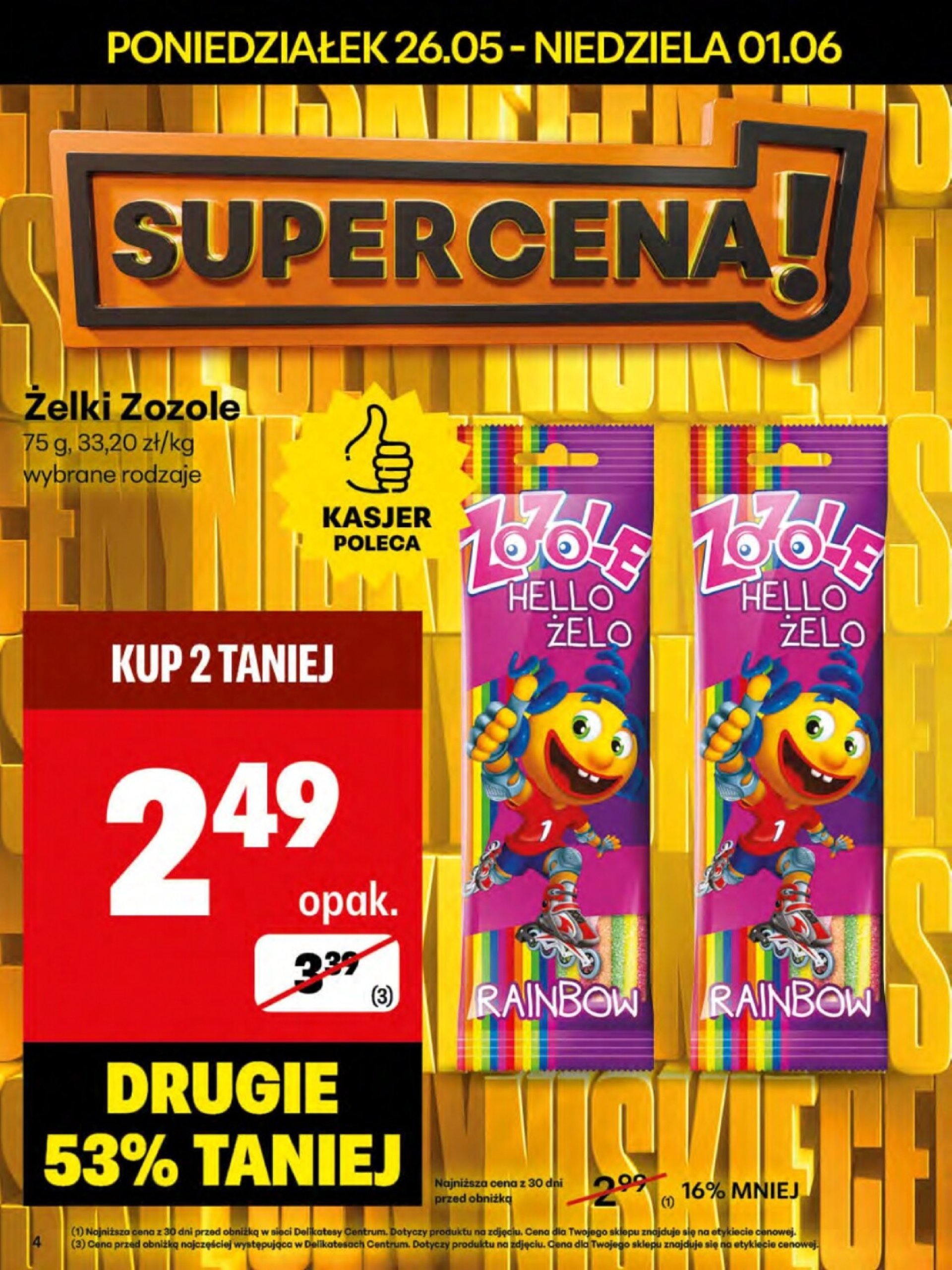 delikatesy-centrum - Delikatesy Centrum gazetka ważna od 26.05. - 01.06. - page: 4 delikatesy-centrum - Delikatesy Centrum gazetka ważna od 26.05. - 01.06. - page: 4