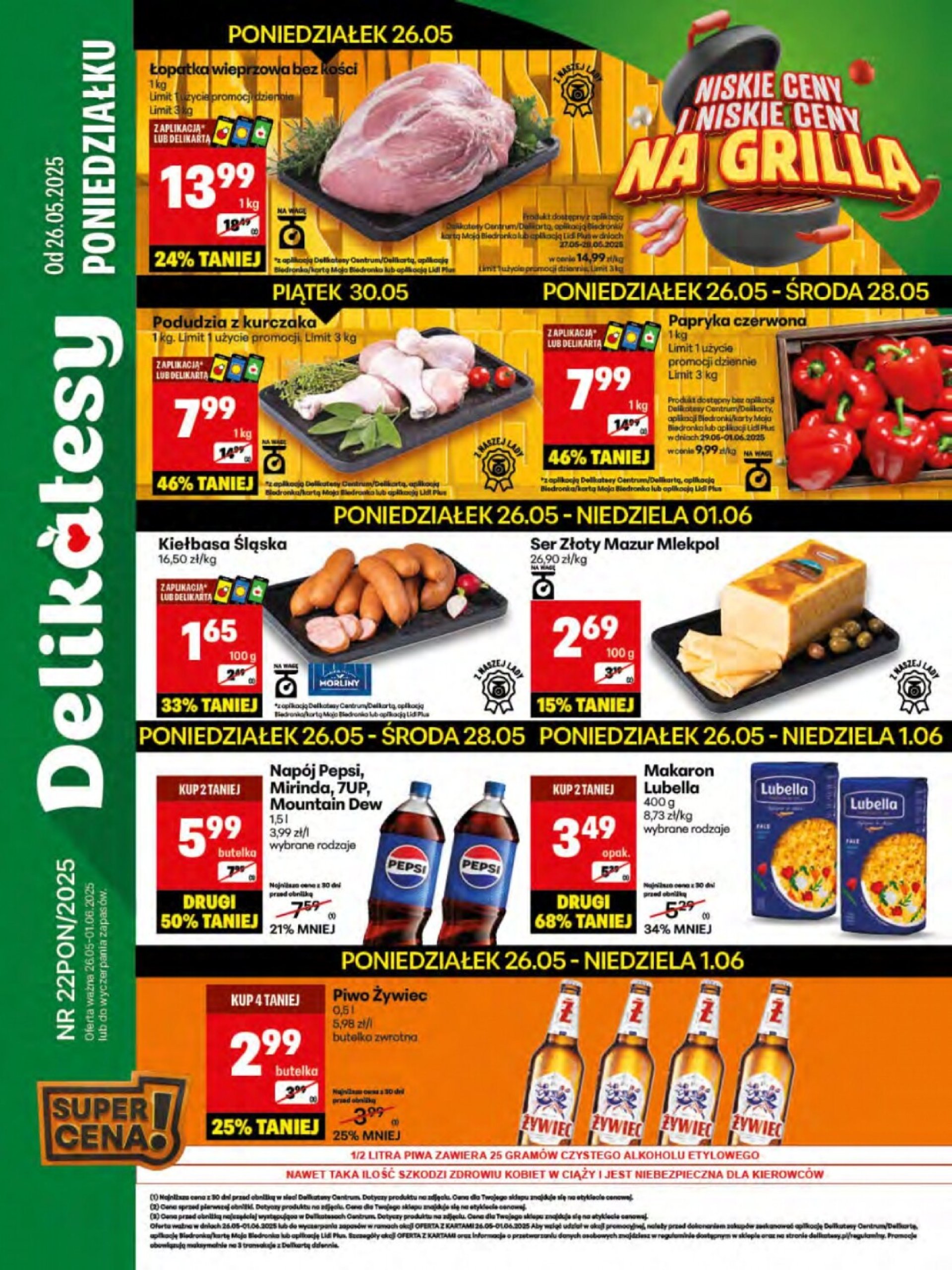 delikatesy-centrum - Delikatesy Centrum gazetka ważna od 26.05. - 01.06.