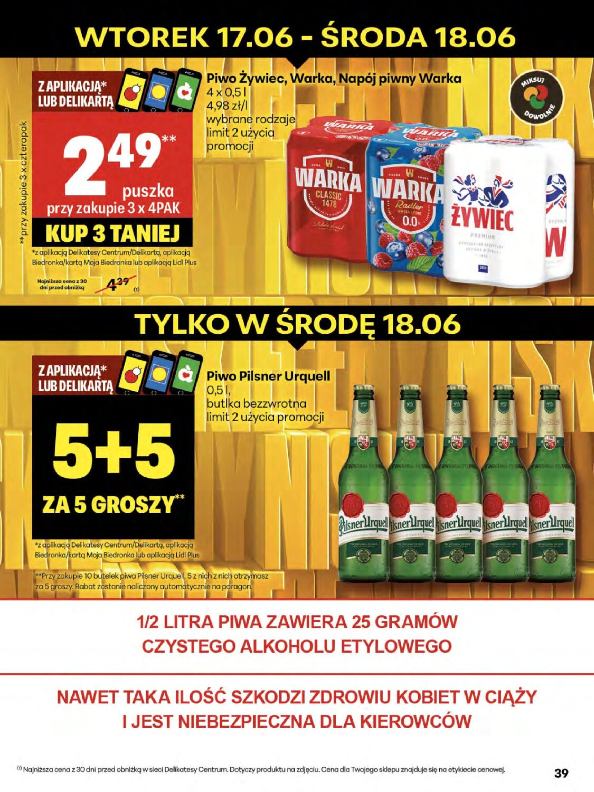 delikatesy-centrum - Gazetka Delikatesy Centrum ważna od 12.06. - 18.06. - page: 39 delikatesy-centrum - Gazetka Delikatesy Centrum ważna od 12.06. - 18.06. - page: 39