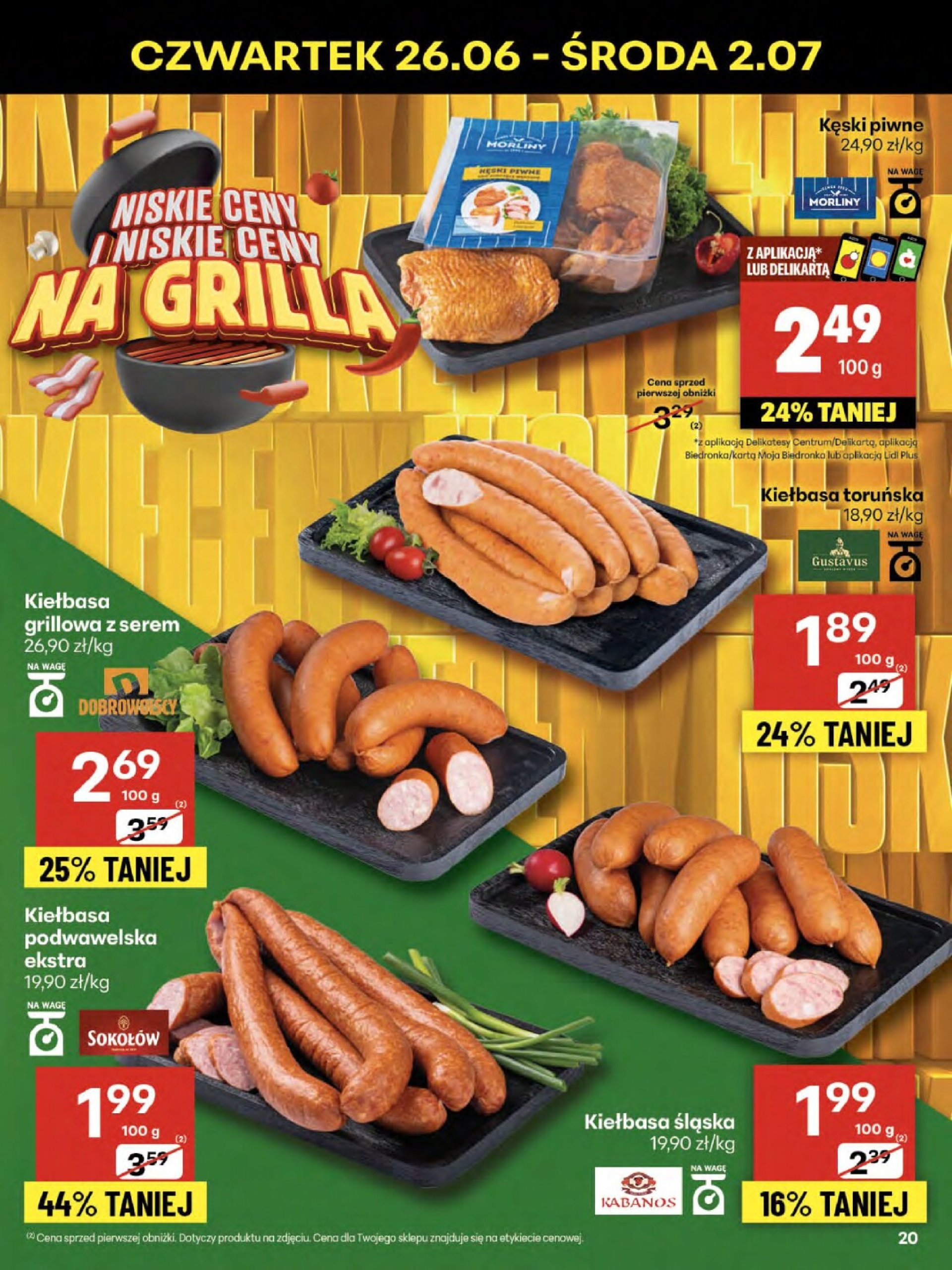 delikatesy-centrum - Gazetka Delikatesy Centrum ważna od 26.06. - 02.07. - page: 20 delikatesy-centrum - Gazetka Delikatesy Centrum ważna od 26.06. - 02.07. - page: 20