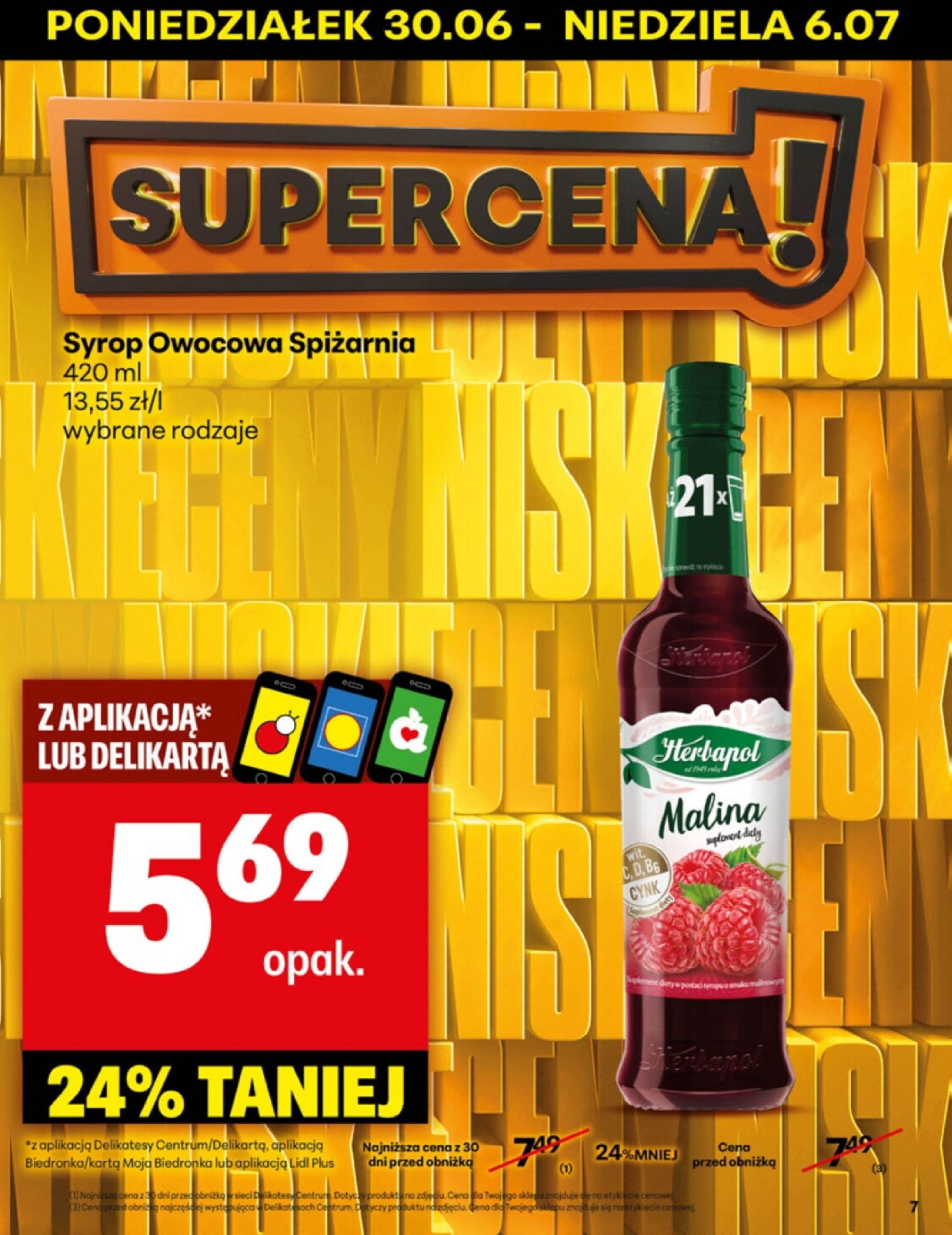 delikatesy-centrum - Gazetka Delikatesy Centrum ważna od 30.06. - 06.07. - page: 7