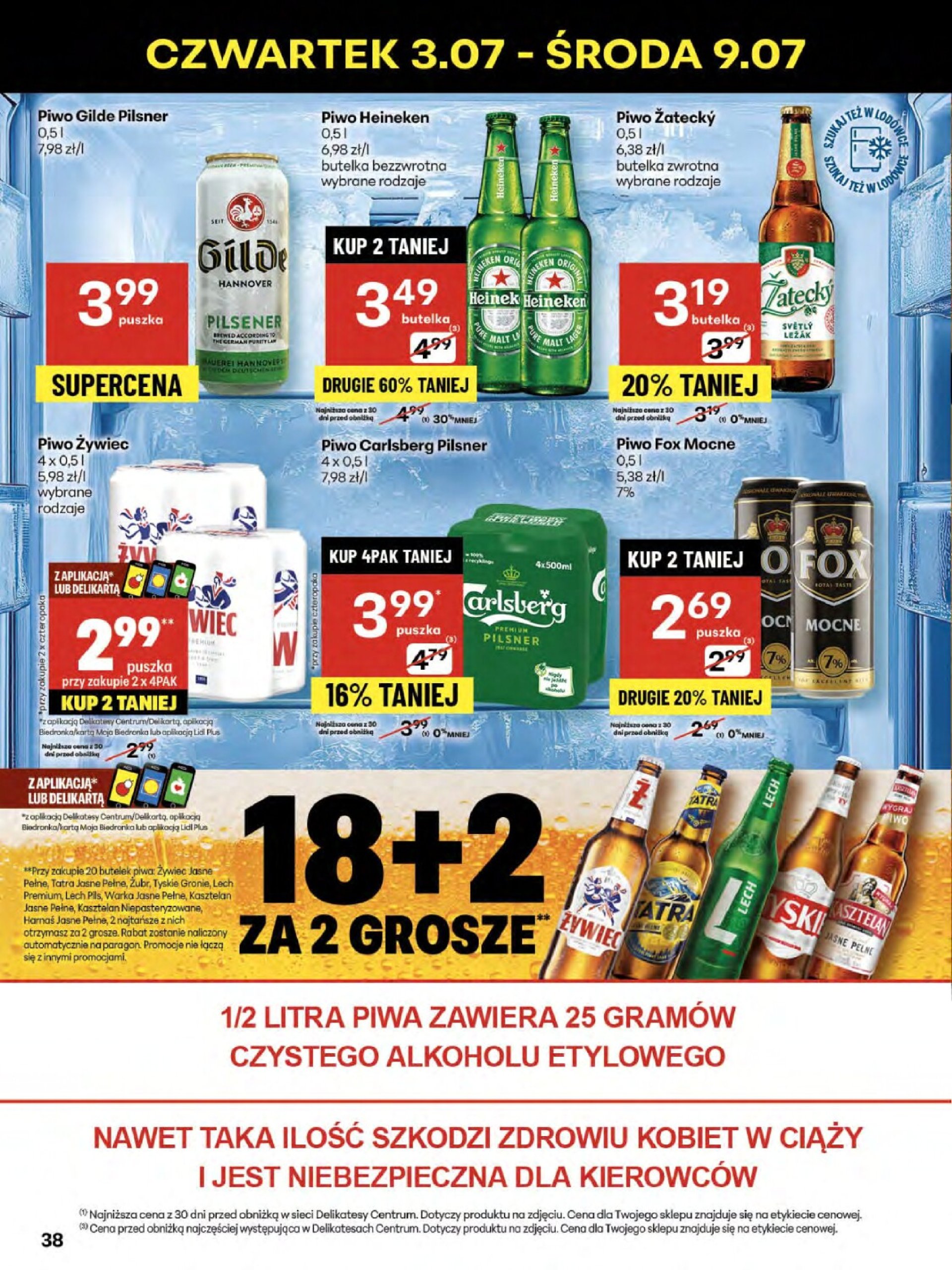 delikatesy-centrum - Gazetka Delikatesy Centrum ważna od 03.07. - 09.07. - page: 38