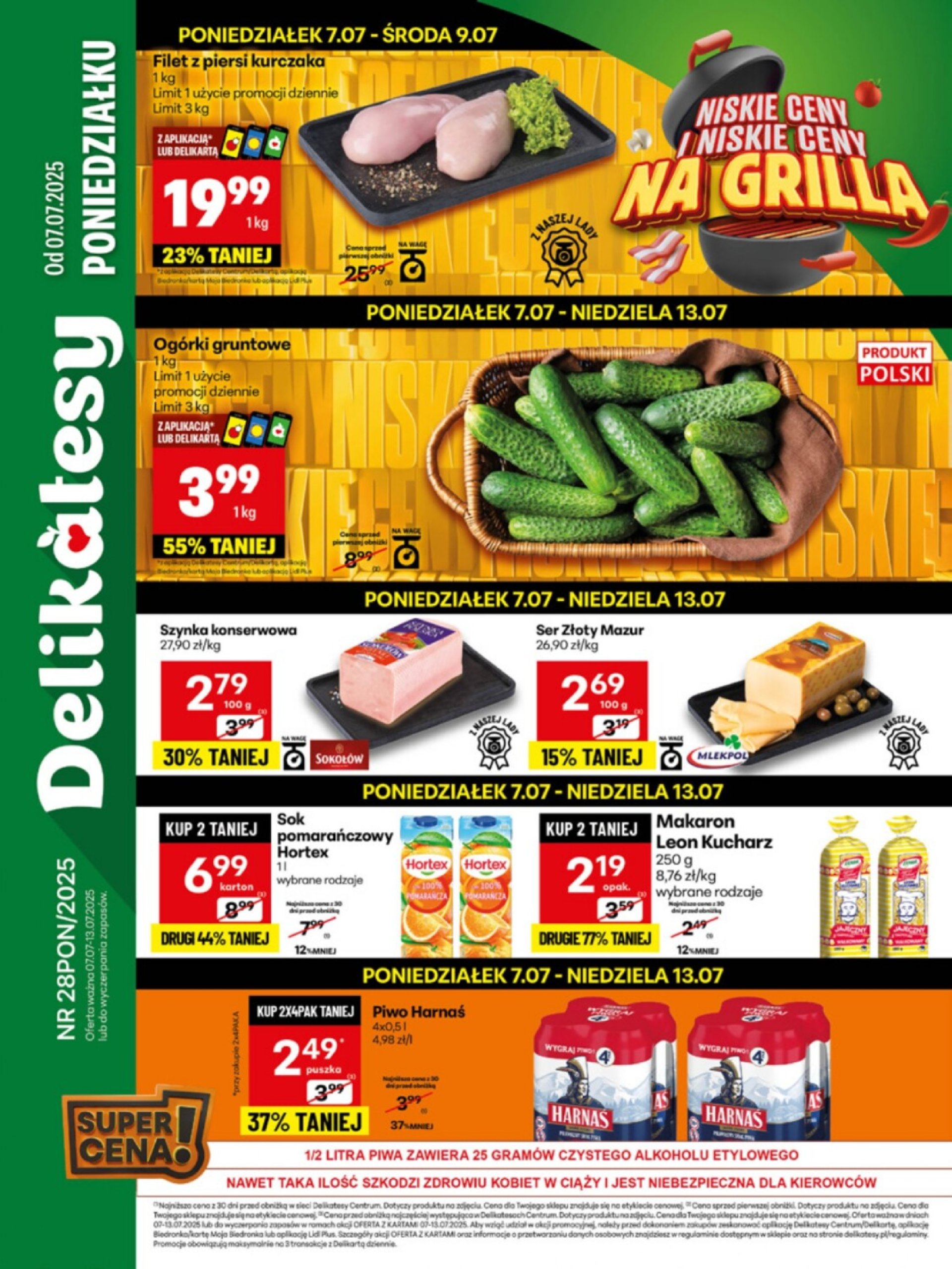delikatesy-centrum - Gazetka Delikatesy Centrum ważna od 07.07. - 13.07.