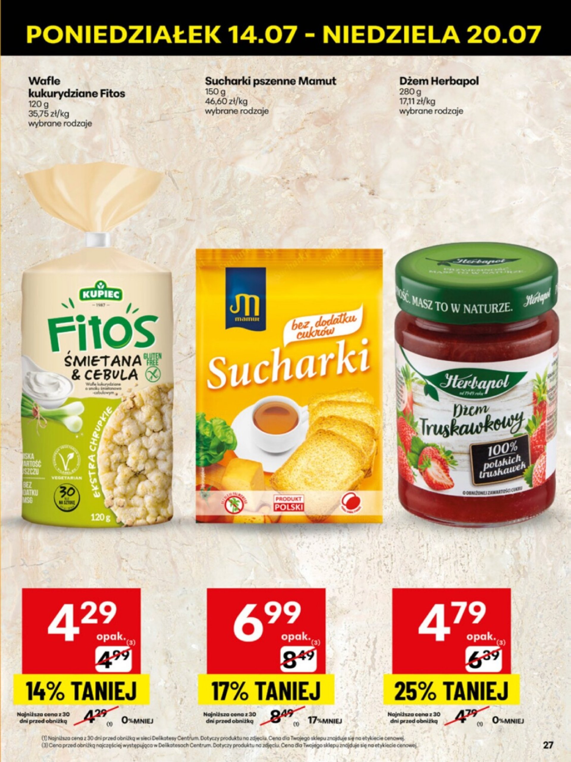 delikatesy-centrum - Gazetka Delikatesy Centrum ważna od 14.07. - 20.07. - page: 27 delikatesy-centrum - Gazetka Delikatesy Centrum ważna od 14.07. - 20.07. - page: 27