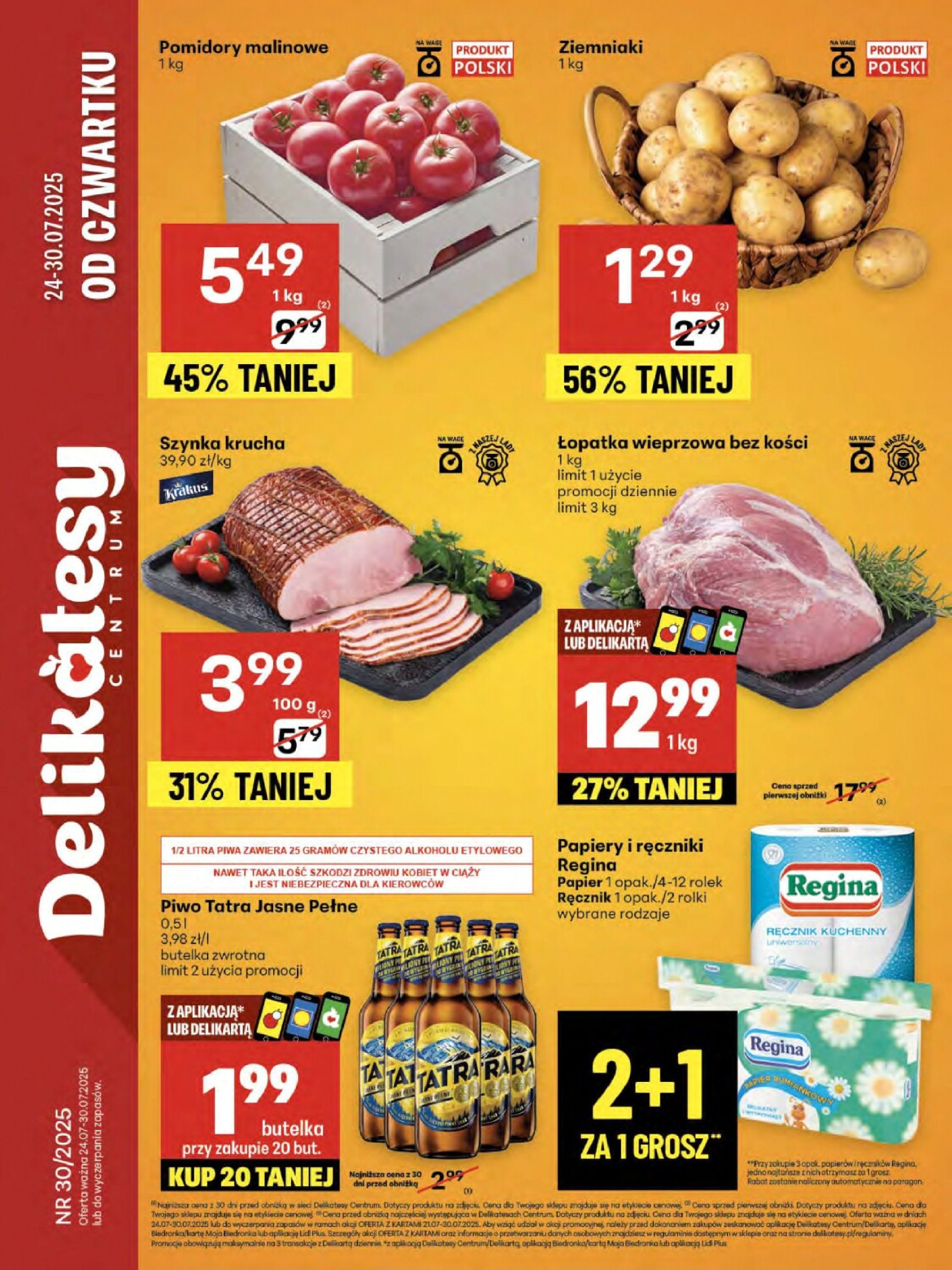 delikatesy-centrum - Gazetka Delikatesy Centrum ważna od 24.07. - 30.07.