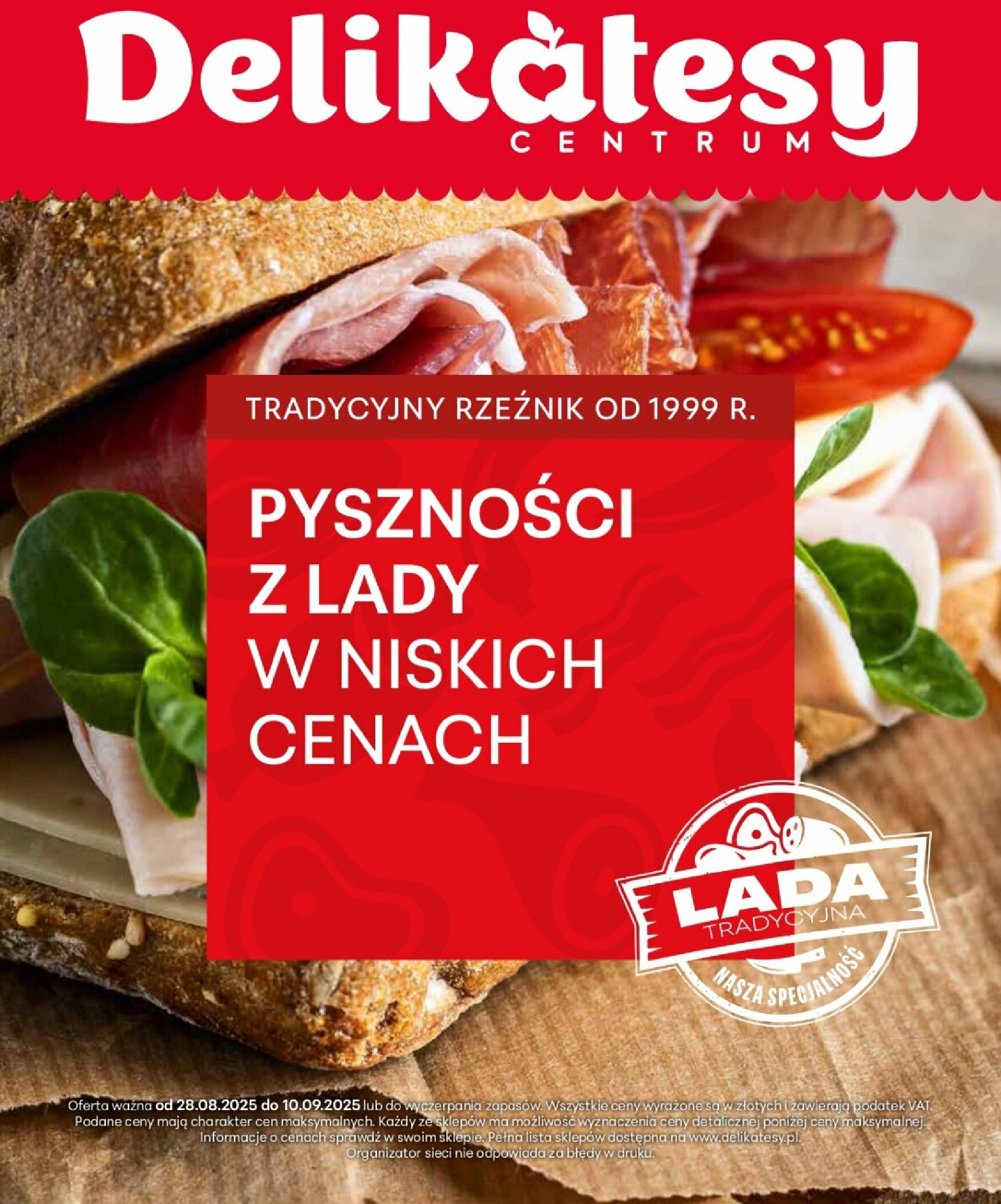 delikatesy-centrum - Gazetka Delikatesy Centrum - Katalog - ważna od 28.08. do 10.09. - page: 1
