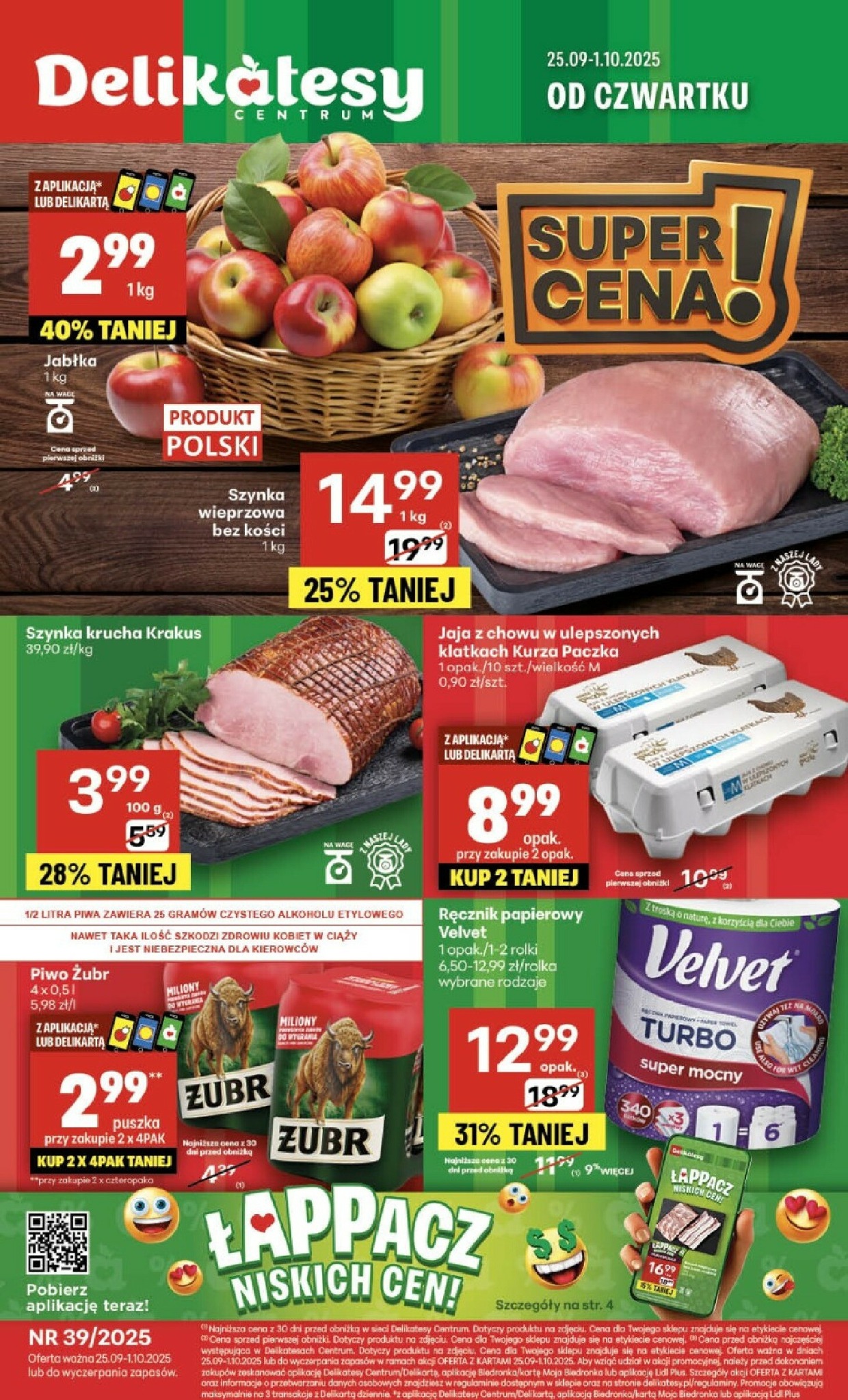 delikatesy-centrum - Gazetka Delikatesy Centrum - ważna od 25.09. do 01.10.