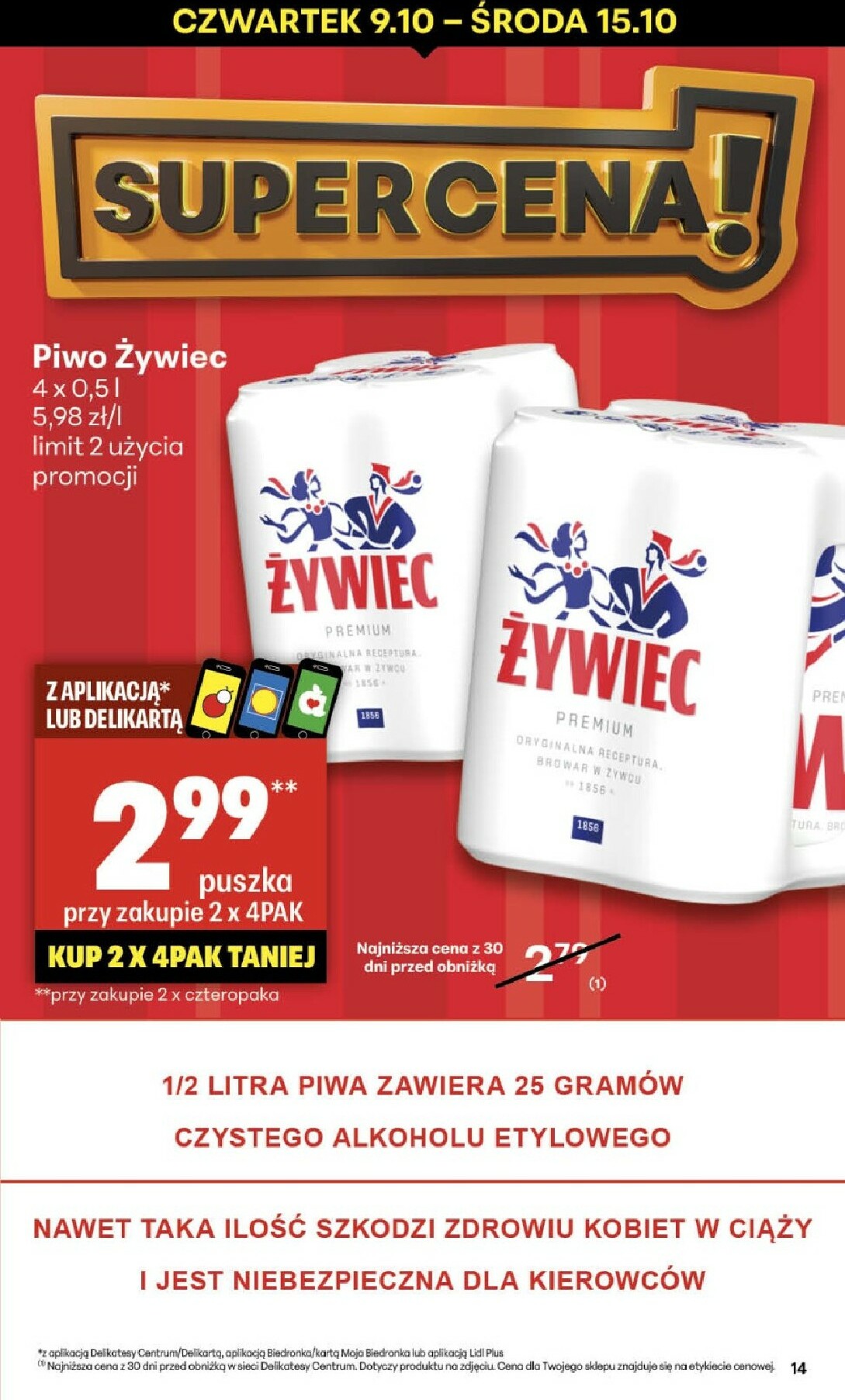delikatesy-centrum - Gazetka Delikatesy Centrum - ważna od 09.10. do 15.10. - page: 14