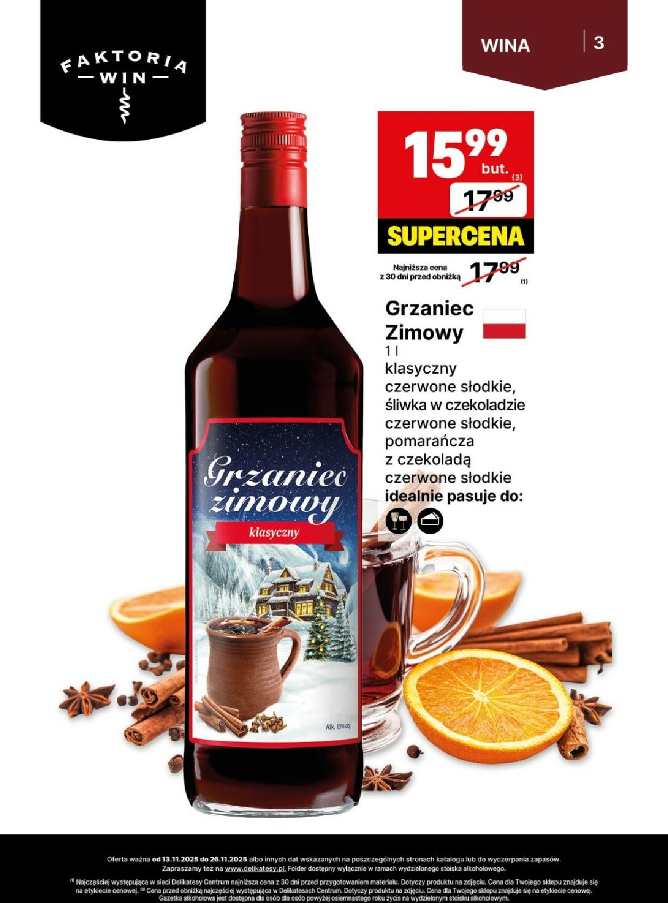 delikatesy-centrum - Gazetka Delikatesy Centrum - DeliBarek - ważna od 13.11. do 26.11. - page: 3