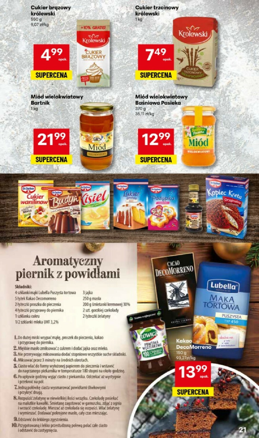 delikatesy-centrum - Gazetka Delikatesy Centrum - Przepisy na Bliskie Święta - ważna od 27.11. do 17.12. - page: 21