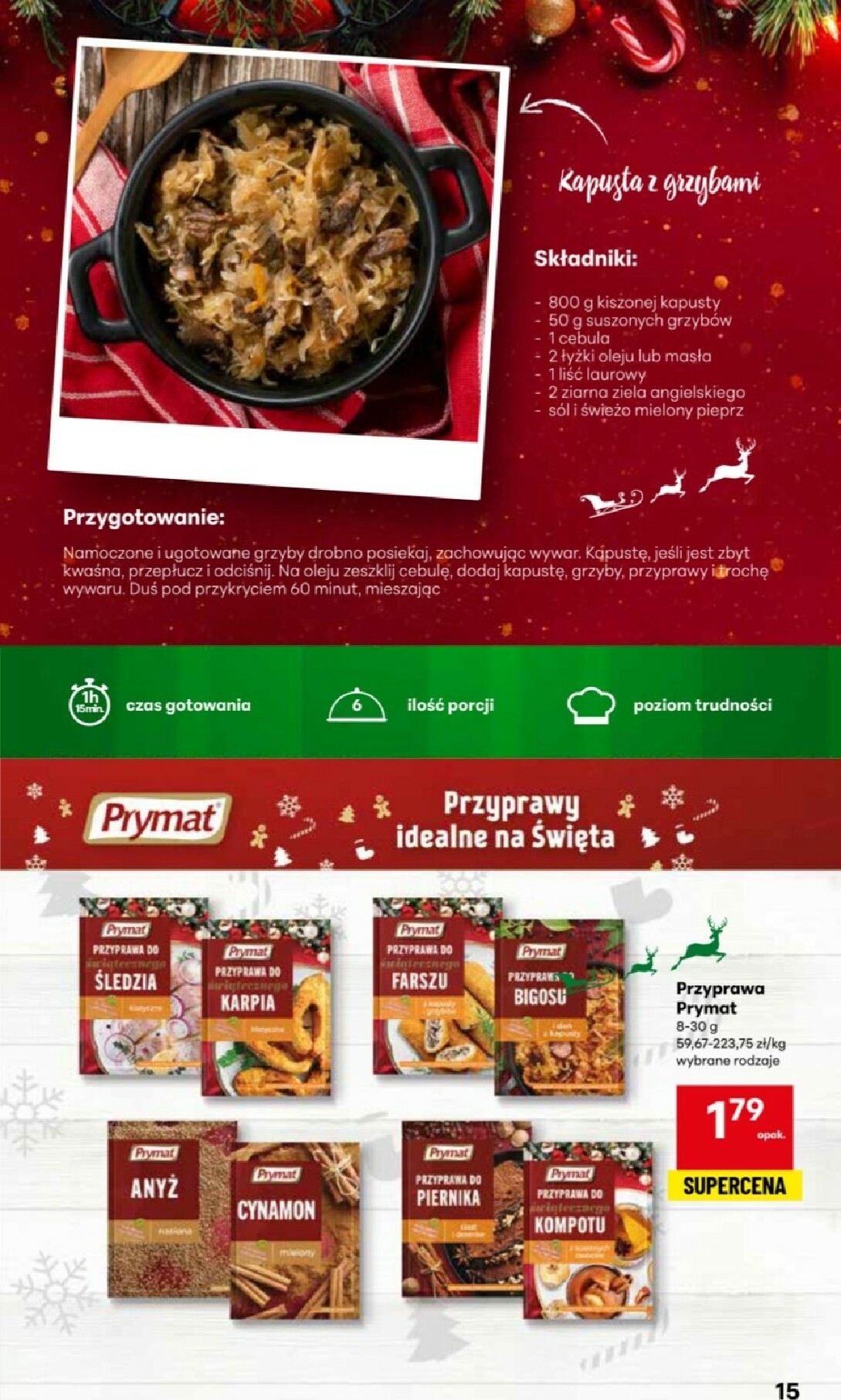 delikatesy-centrum - Gazetka Delikatesy Centrum - Przepisy na Bliskie Święta - ważna od 27.11. do 17.12. - page: 15