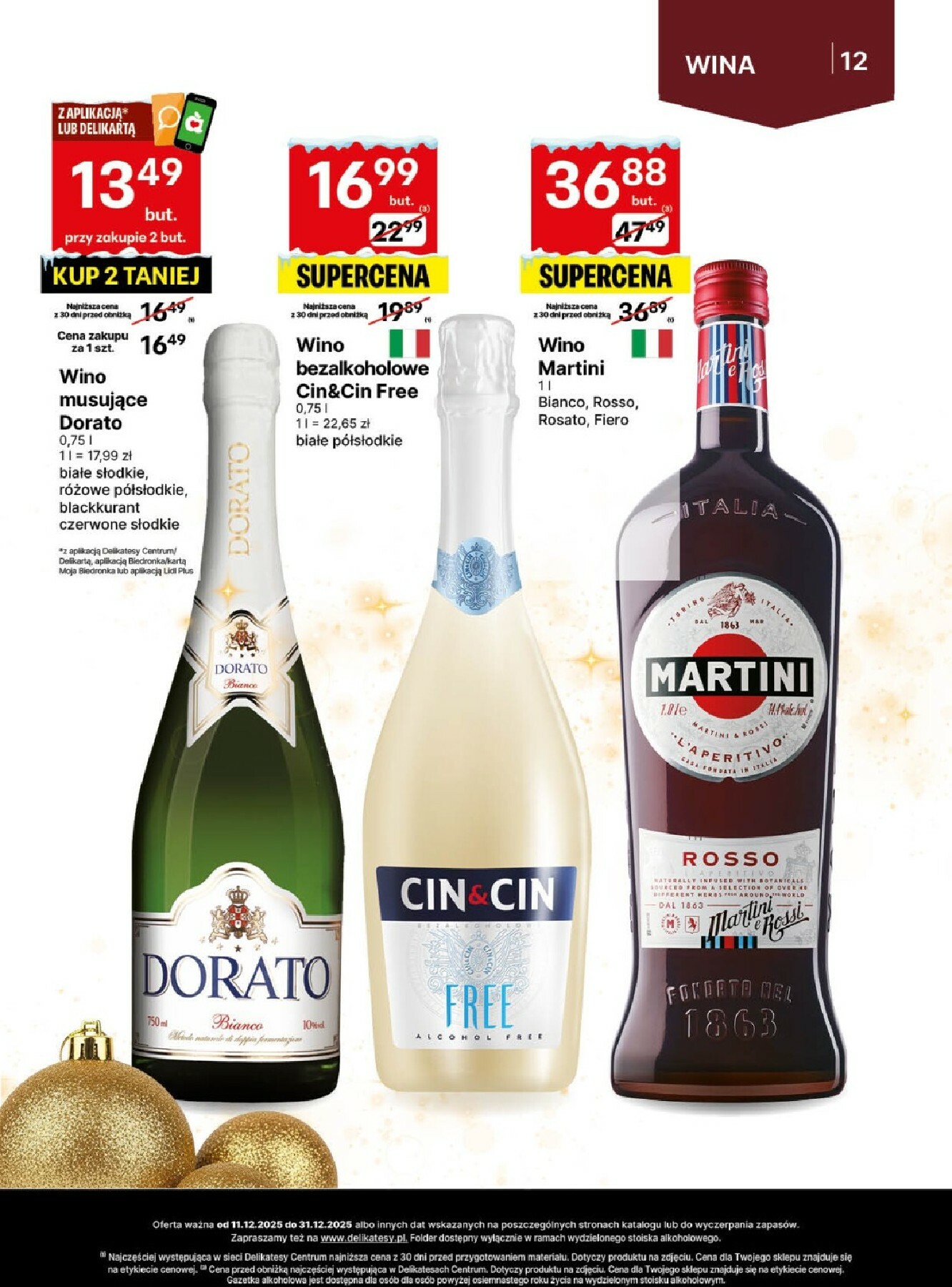 delikatesy-centrum - Gazetka Delikatesy Centrum - DeliBarek - ważna od 11.12. do 31.12. - page: 12