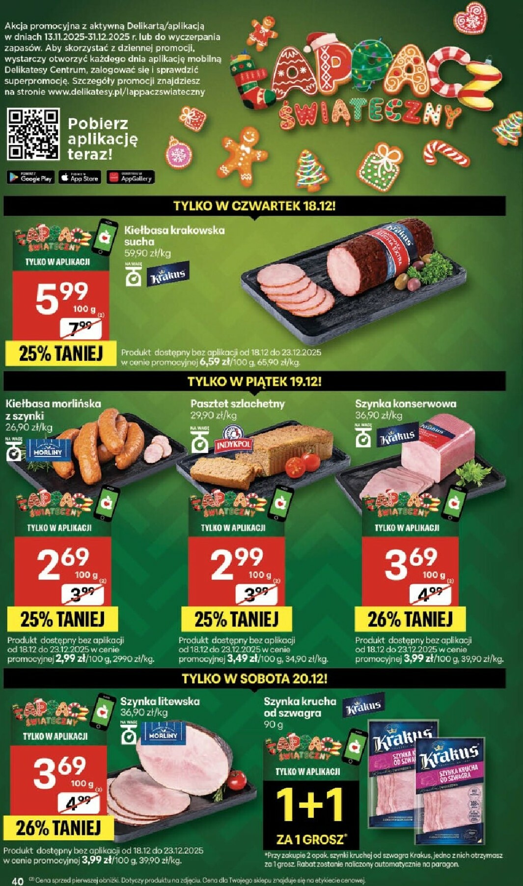delikatesy-centrum - Gazetka Delikatesy Centrum - ważna od 18.12. do 23.12. - page: 40