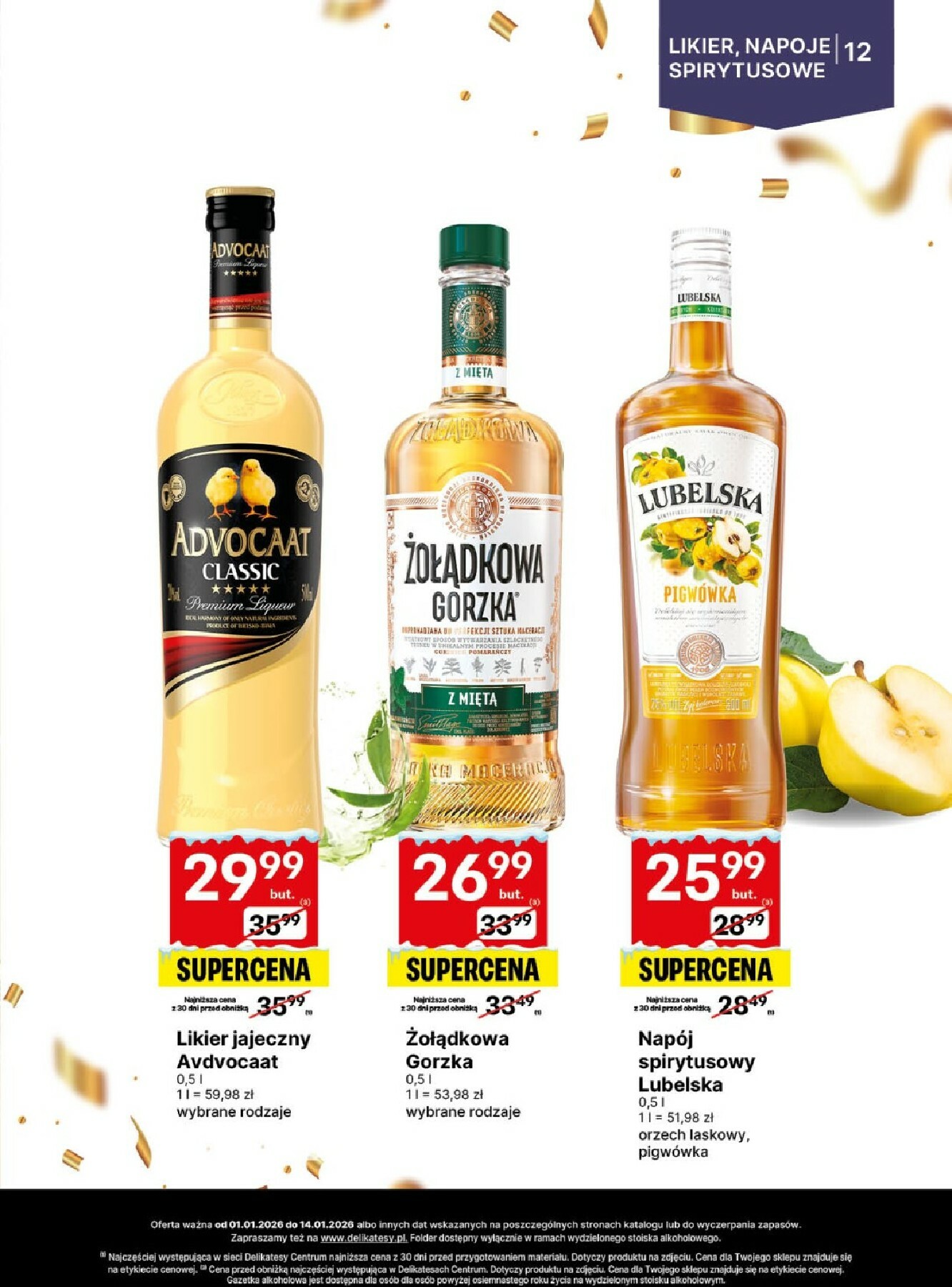 delikatesy-centrum - Gazetka Delikatesy Centrum - Delibarek - ważna od 01.01. do 14.01. - page: 12