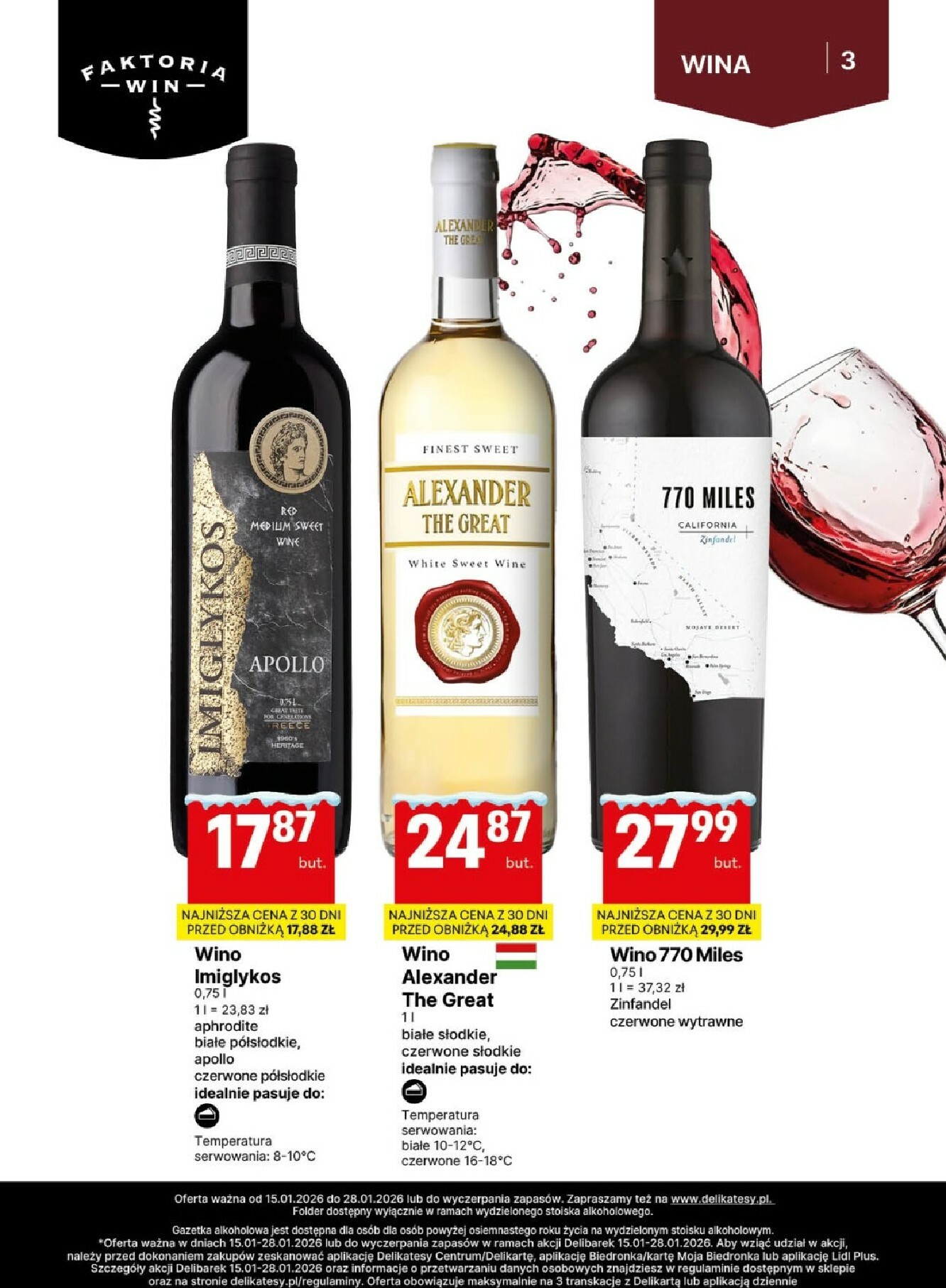 delikatesy-centrum - Gazetka Delikatesy Centrum - Delibarek - ważna od 15.01. do 28.01. - page: 3
