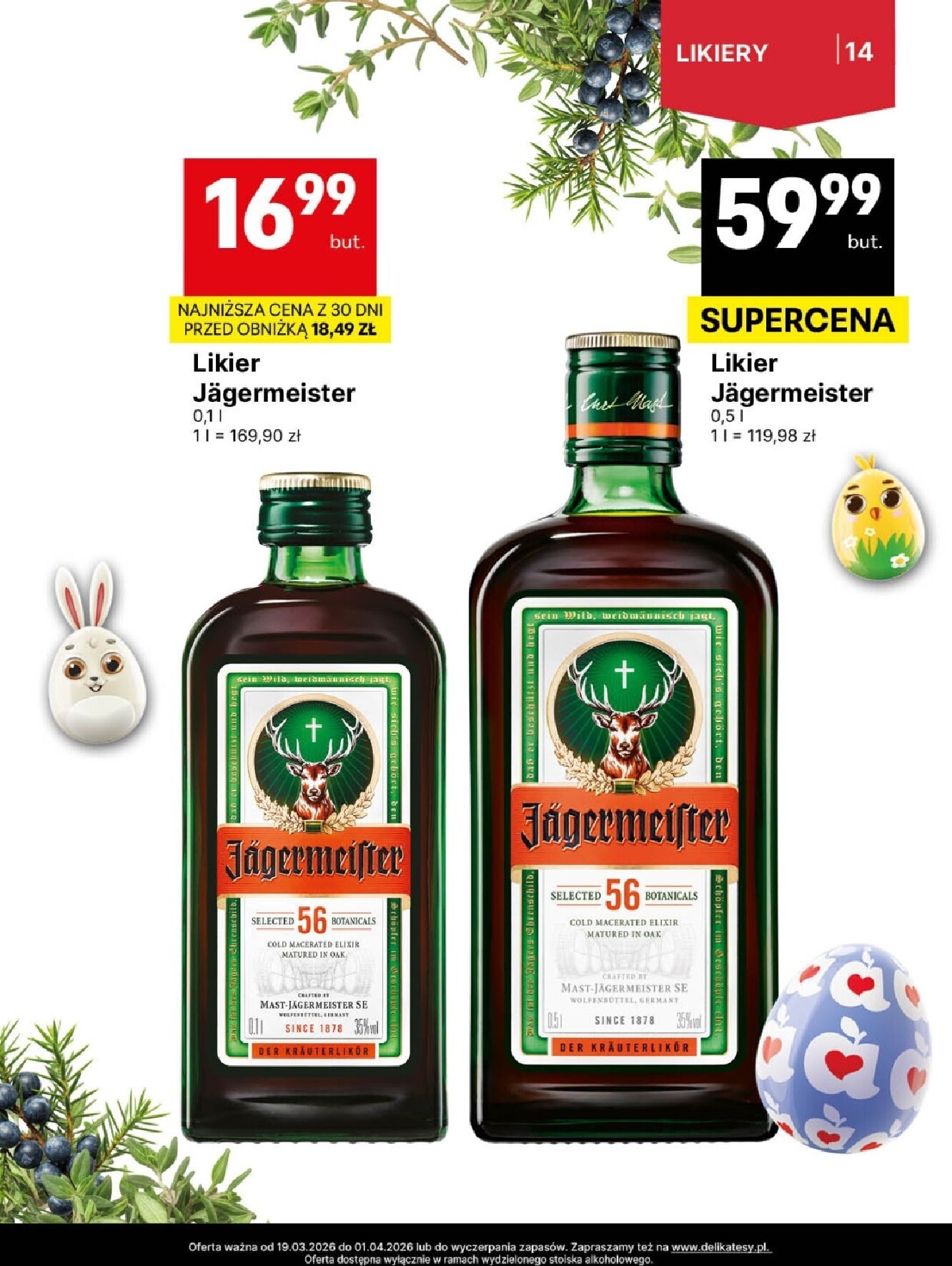 delikatesy-centrum - Gazetka Delikatesy Centrum - Delibarek - ważna od 19.03.2026 do 01.04.2026 - page: 14