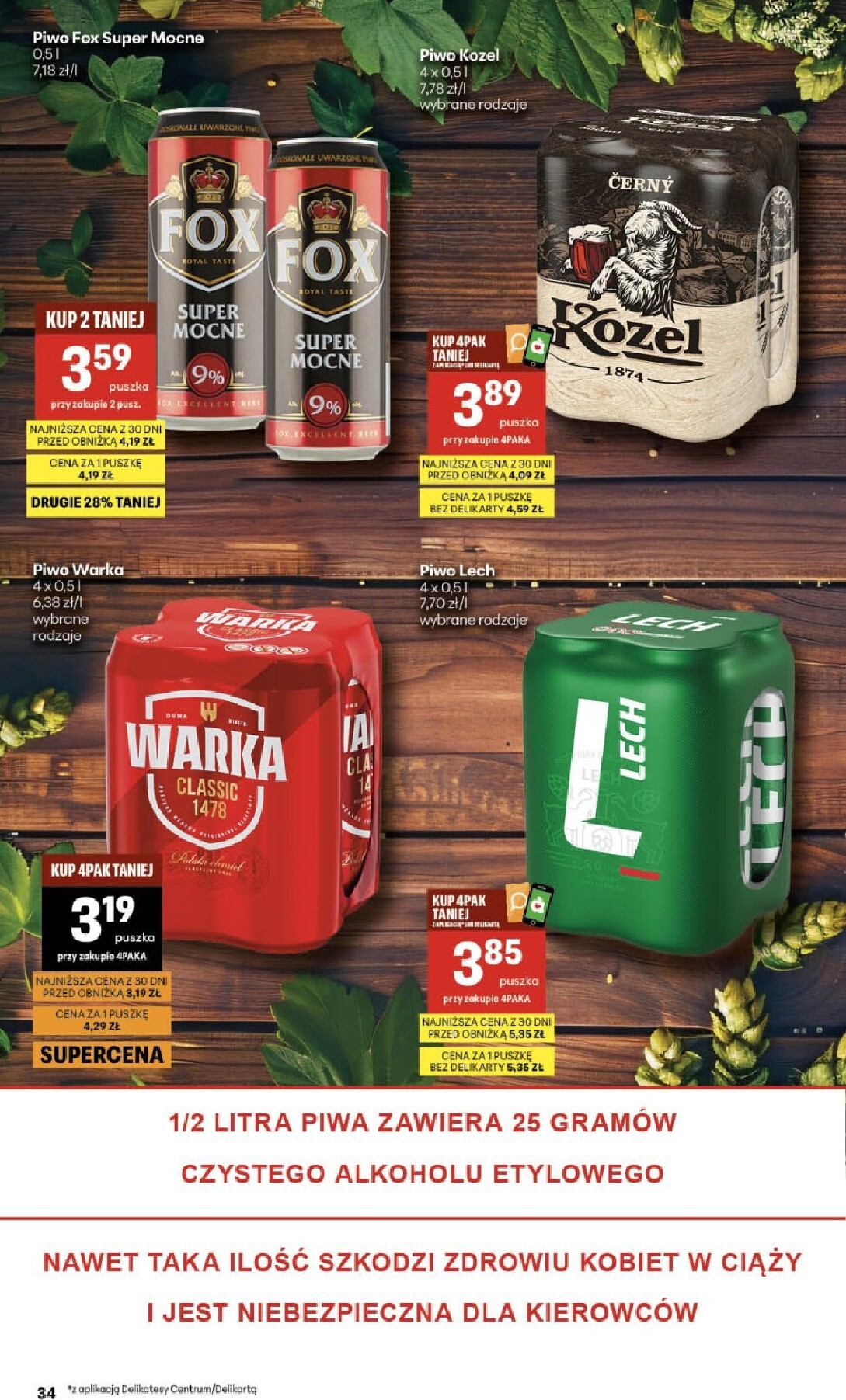 delikatesy-centrum - Nowa gazetka Delikatesy Centrum ważna od 16.04.2026 do 22.04.2026 - page: 34