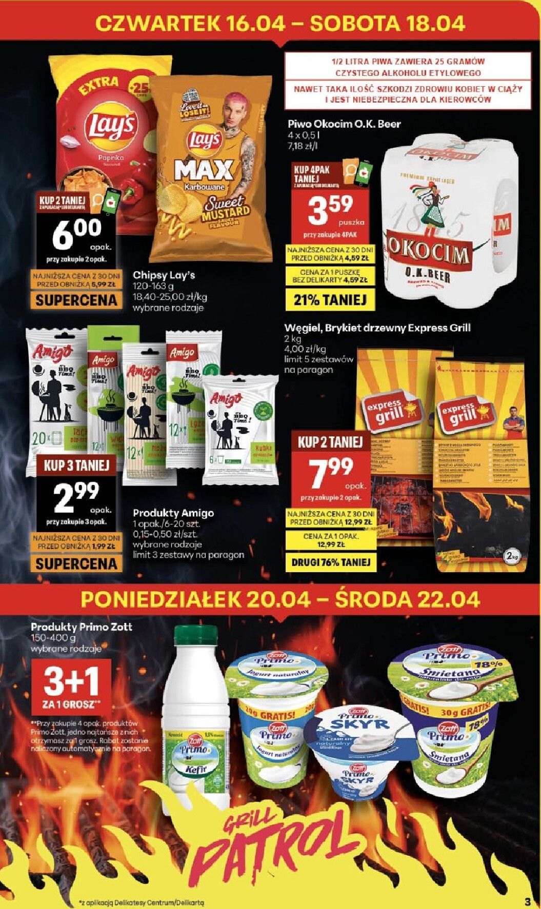 delikatesy-centrum - Nowa gazetka Delikatesy Centrum ważna od 16.04.2026 do 22.04.2026 - page: 3
