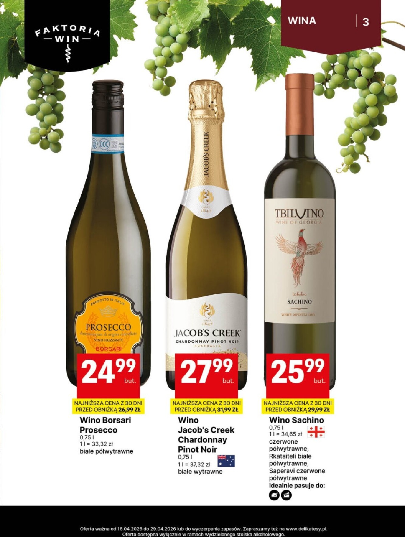 delikatesy-centrum - Aktualna gazetka Delikatesy Centrum - Delibarek ważna od 16.04.2026 do 29.04.2026 - page: 3