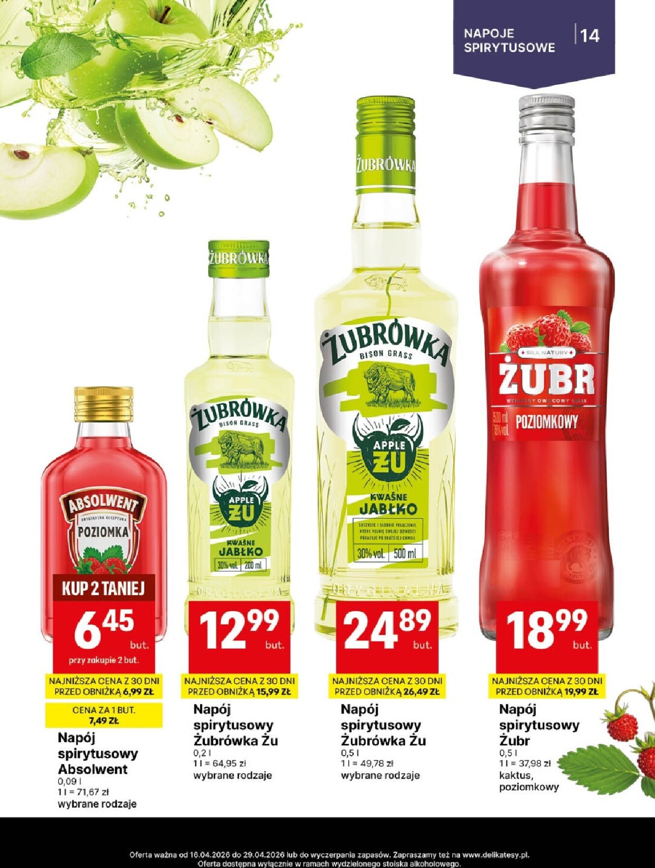 delikatesy-centrum - Aktualna gazetka Delikatesy Centrum - Delibarek ważna od 16.04.2026 do 29.04.2026 - page: 14