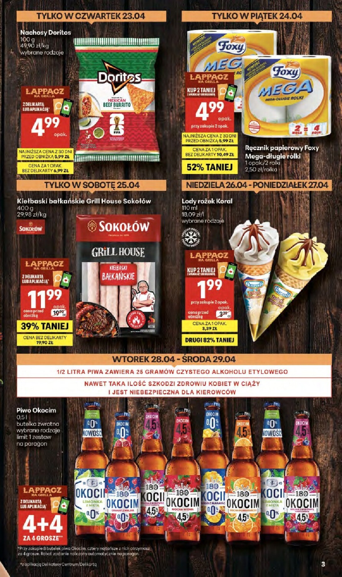 delikatesy-centrum - Nowa gazetka Delikatesy Centrum ważna od 23.04.2026 do 29.04.2026 - page: 3