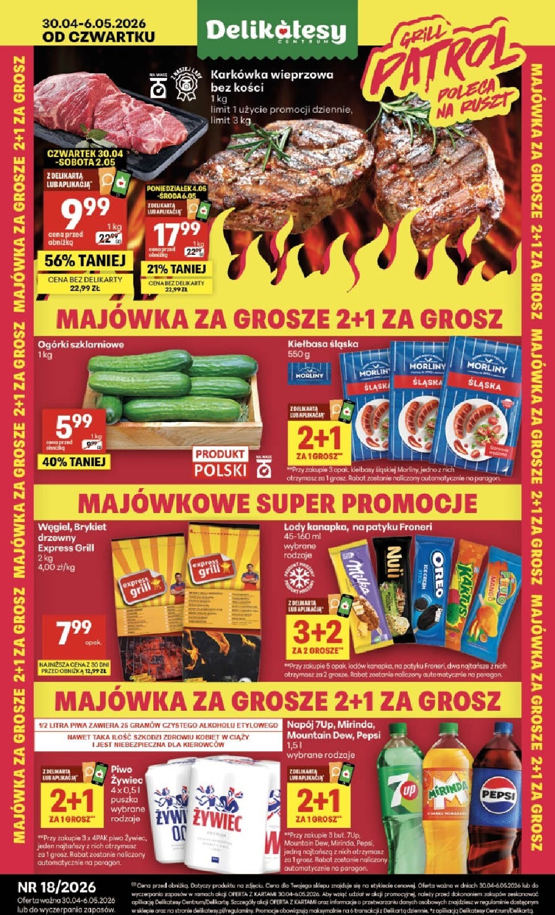 delikatesy-centrum - Nowa gazetka Delikatesy Centrum ważna od 30.04.2026 do 06.05.2026 - page: 1