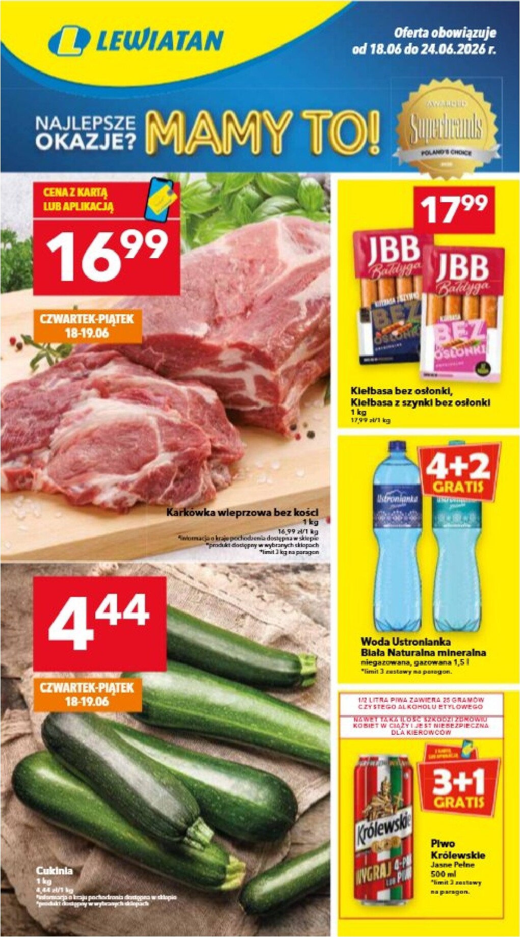 lewiatan - Nowa gazetka Lewiatan ważna od 18.06.2026 do 24.06.2026