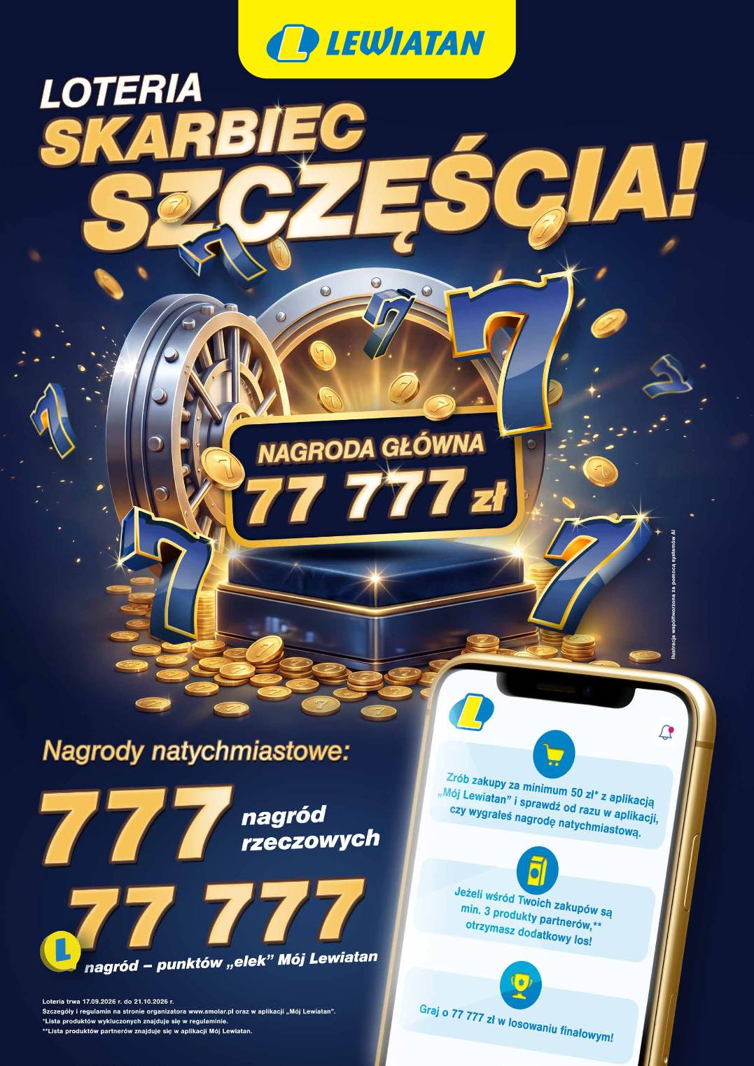 lewiatan - Aktualna gazetka Lewiatan - Loteria ważna od 17.09.2026 do 21.10.2026 - page: 1