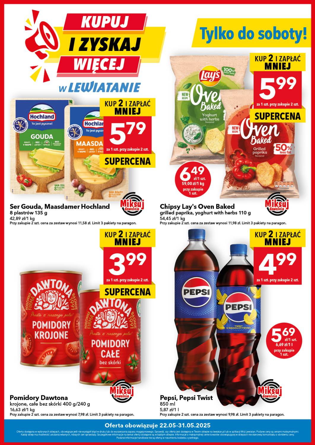 lewiatan - Lewiatan - Kupuj i zyskaj więcej! gazetka ważna od 22.05. - 31.05.