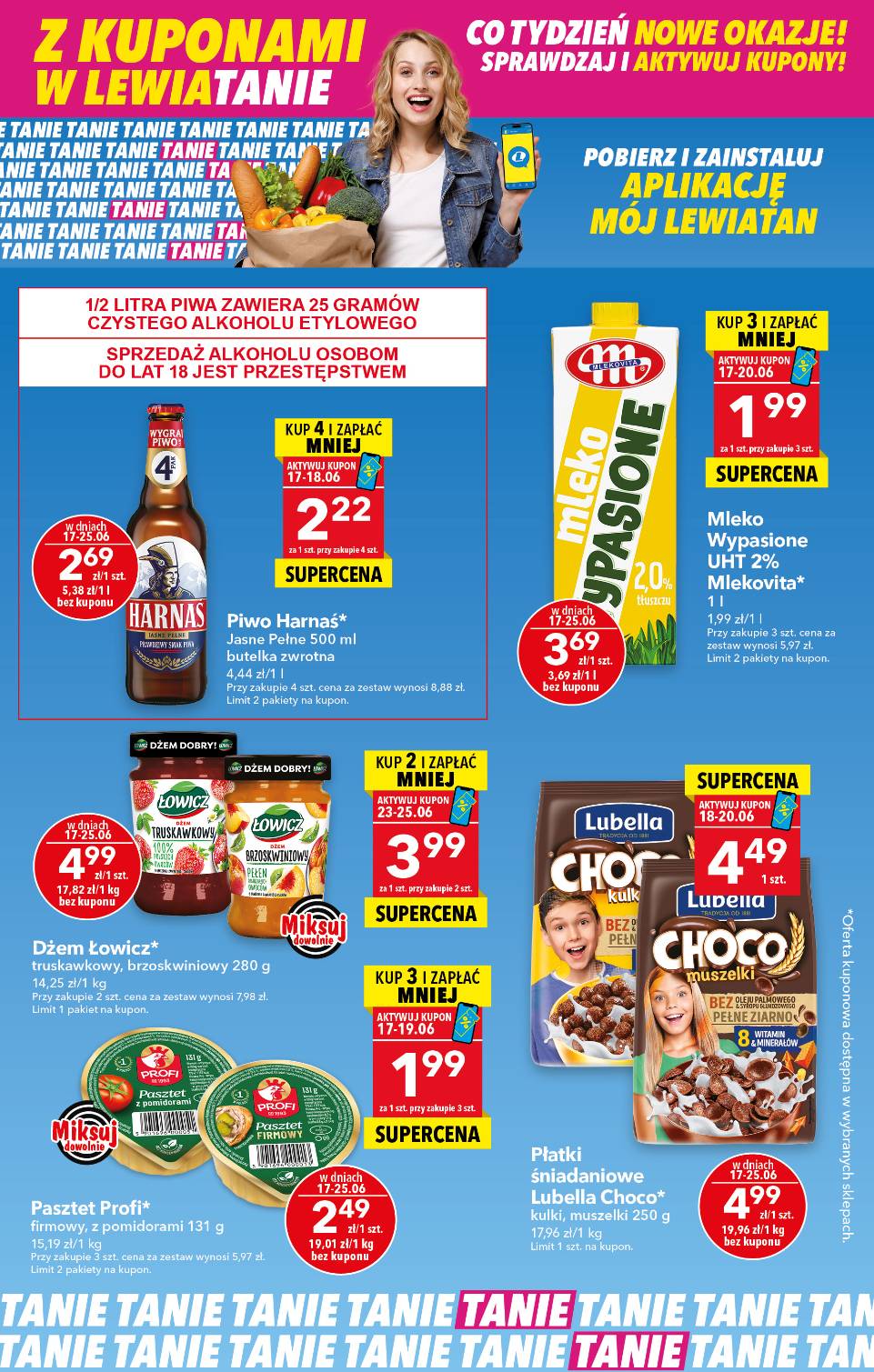 lewiatan - Gazetka Lewiatan - Z Kuponami w Lewiatanie ważna od 14.06. - 14.06.